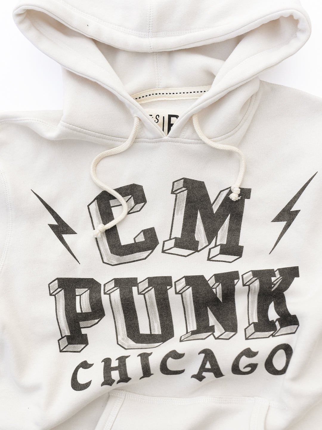 CM Punk Chicago White PO Hoody - Roots of Fight