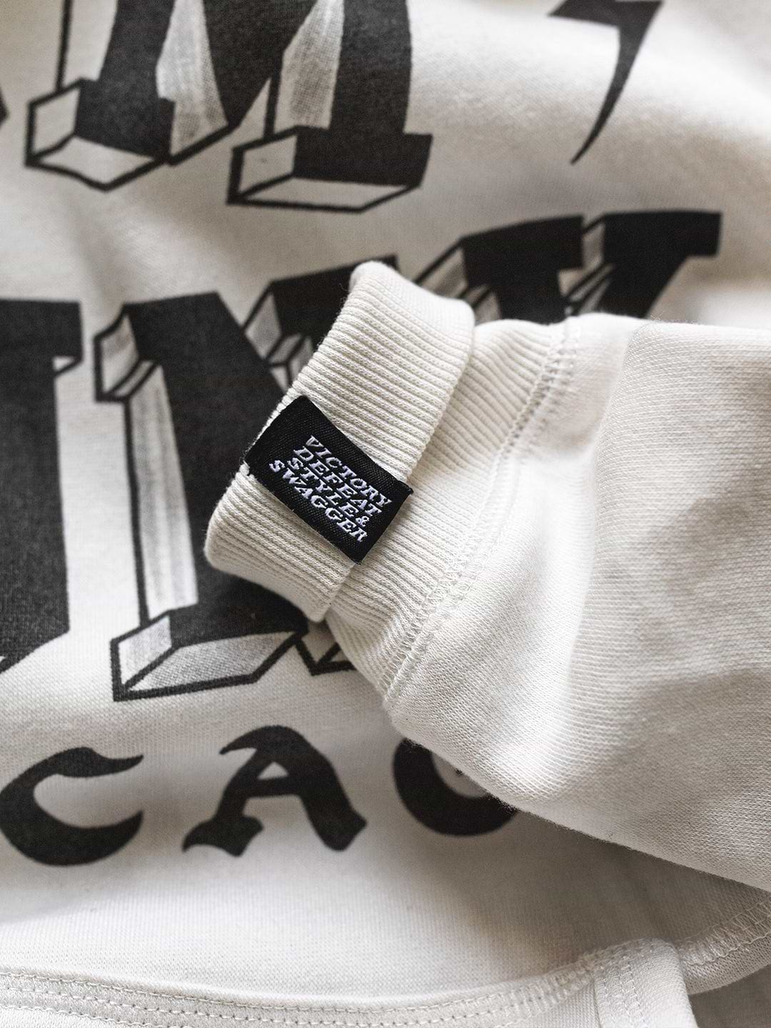CM Punk Chicago White PO Hoody - Roots of Fight
