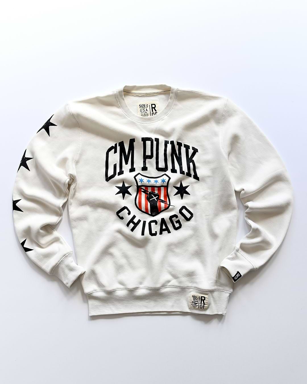 CM Punk Chicago White Sweatshirt - Roots of Fight