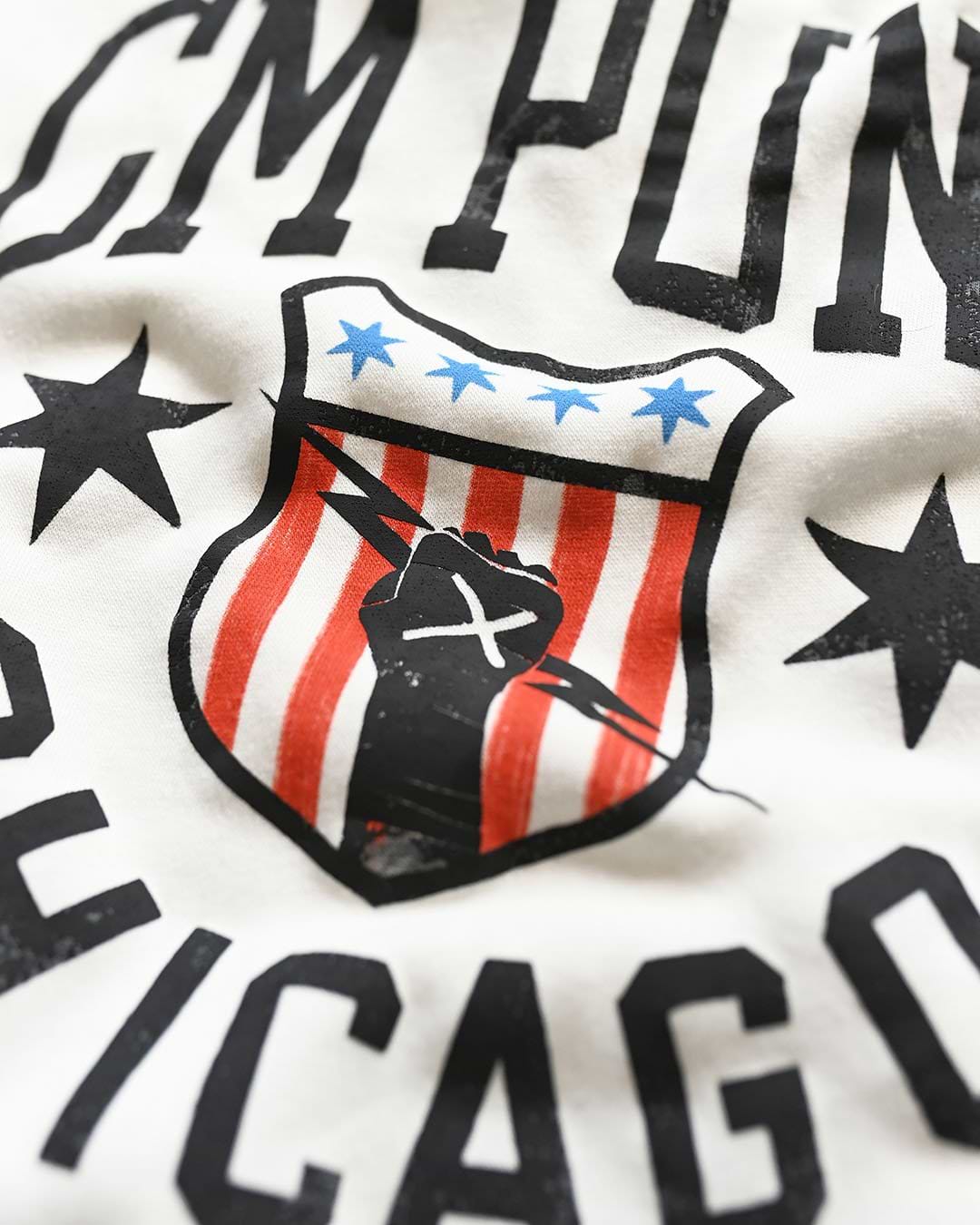 CM Punk Chicago White Sweatshirt - Roots of Fight