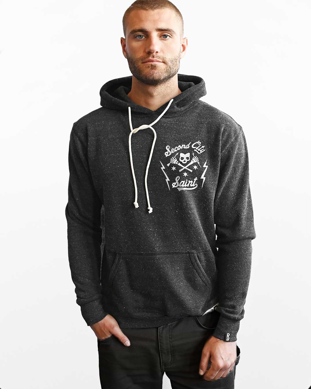 CM Punk 'Second City Saint' Black PO Hoody