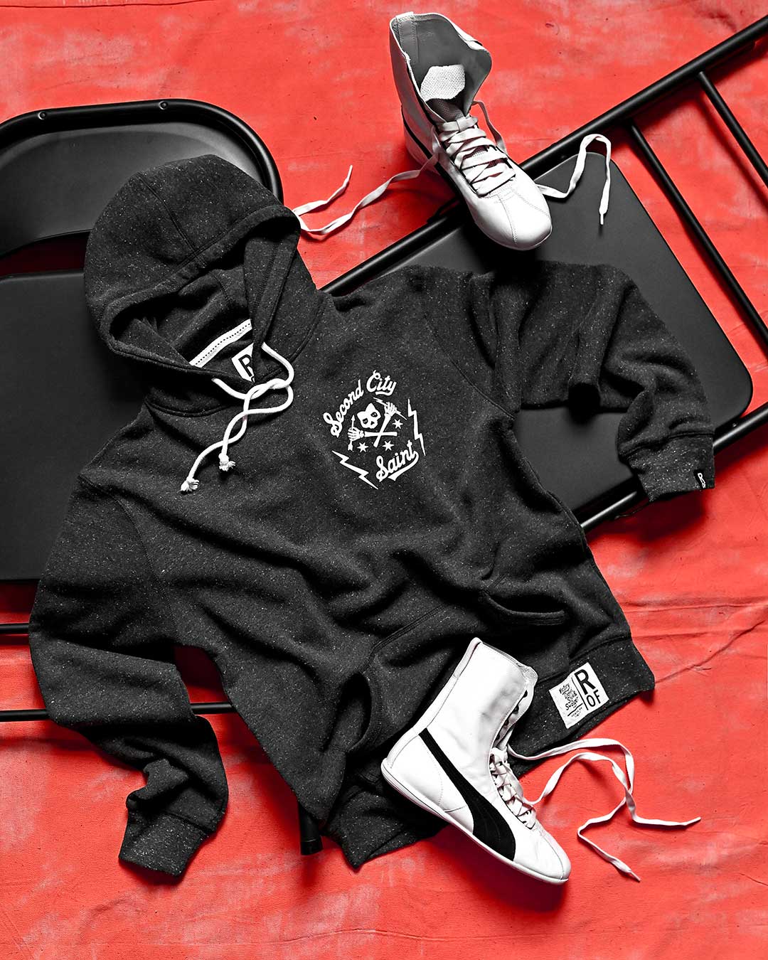 CM Punk 'Second City Saint' Black PO Hoody