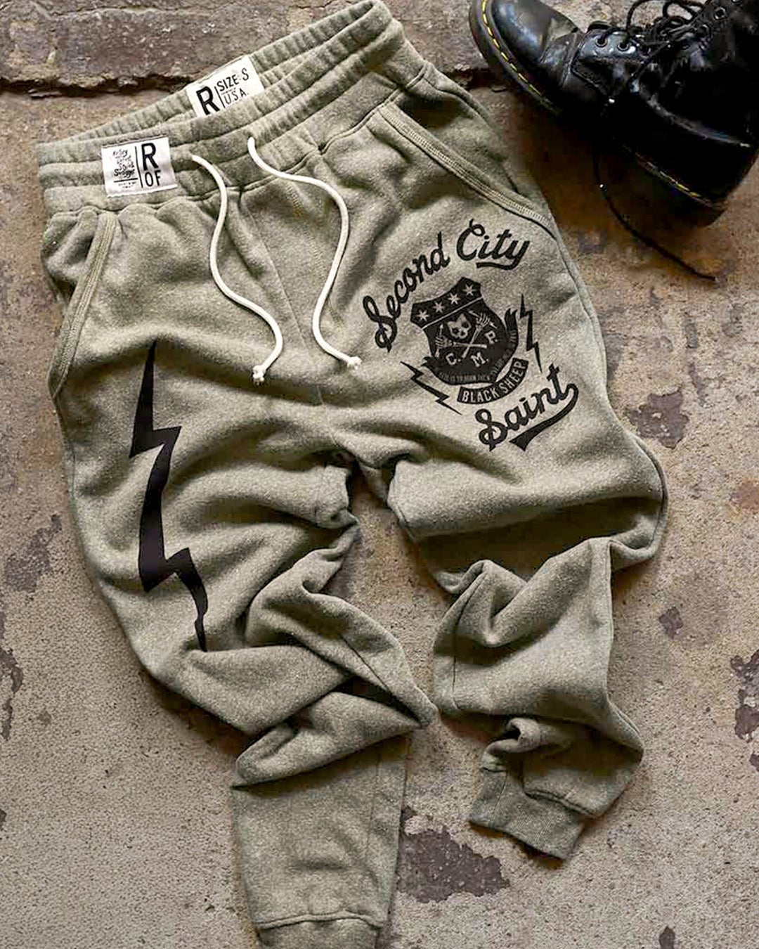 CM Punk Second City Saint Olive Sweatpants - Roots of Fight