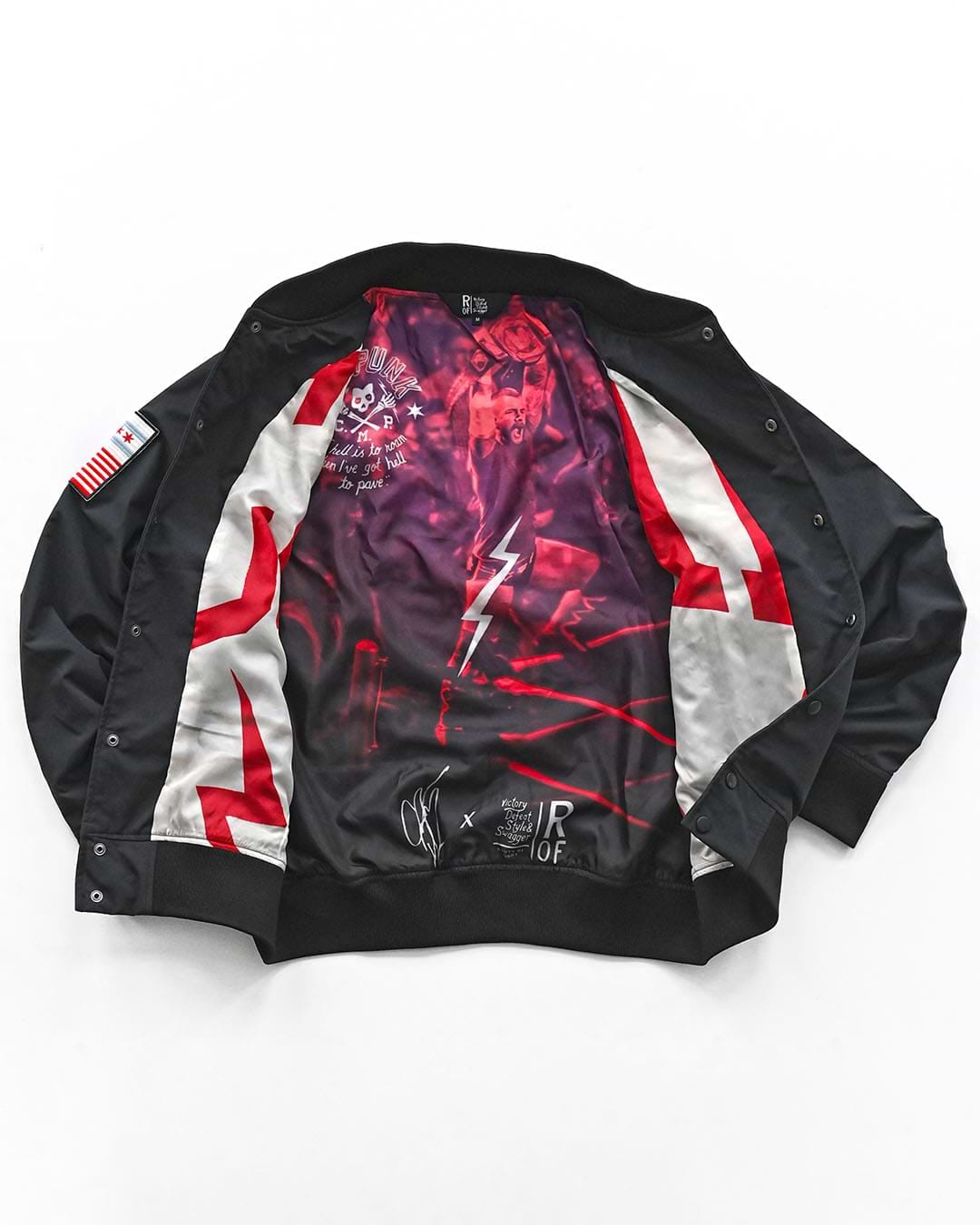 CM Punk 'Second City Saint' Stadium Jacket - Roots of Fight