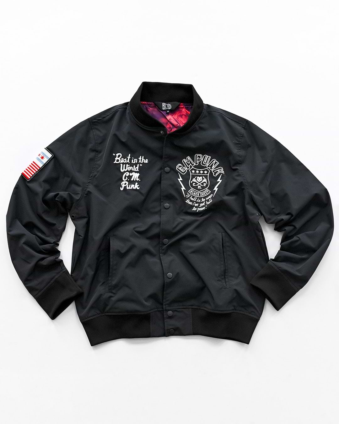 CM Punk 'Second City Saint' Stadium Jacket - Roots of Fight