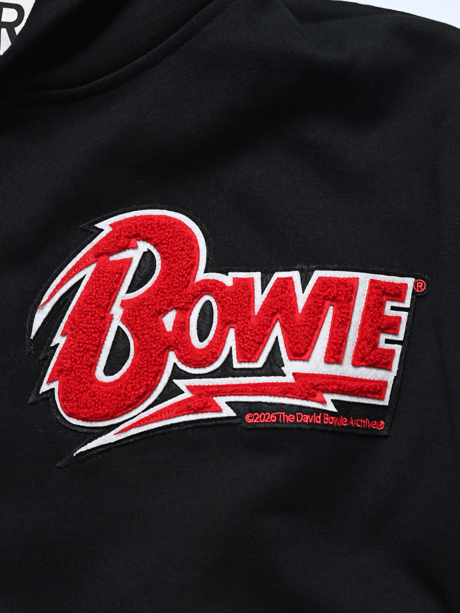 David Bowie Classic Black PO Heavyweight Hoody - Roots of Fight