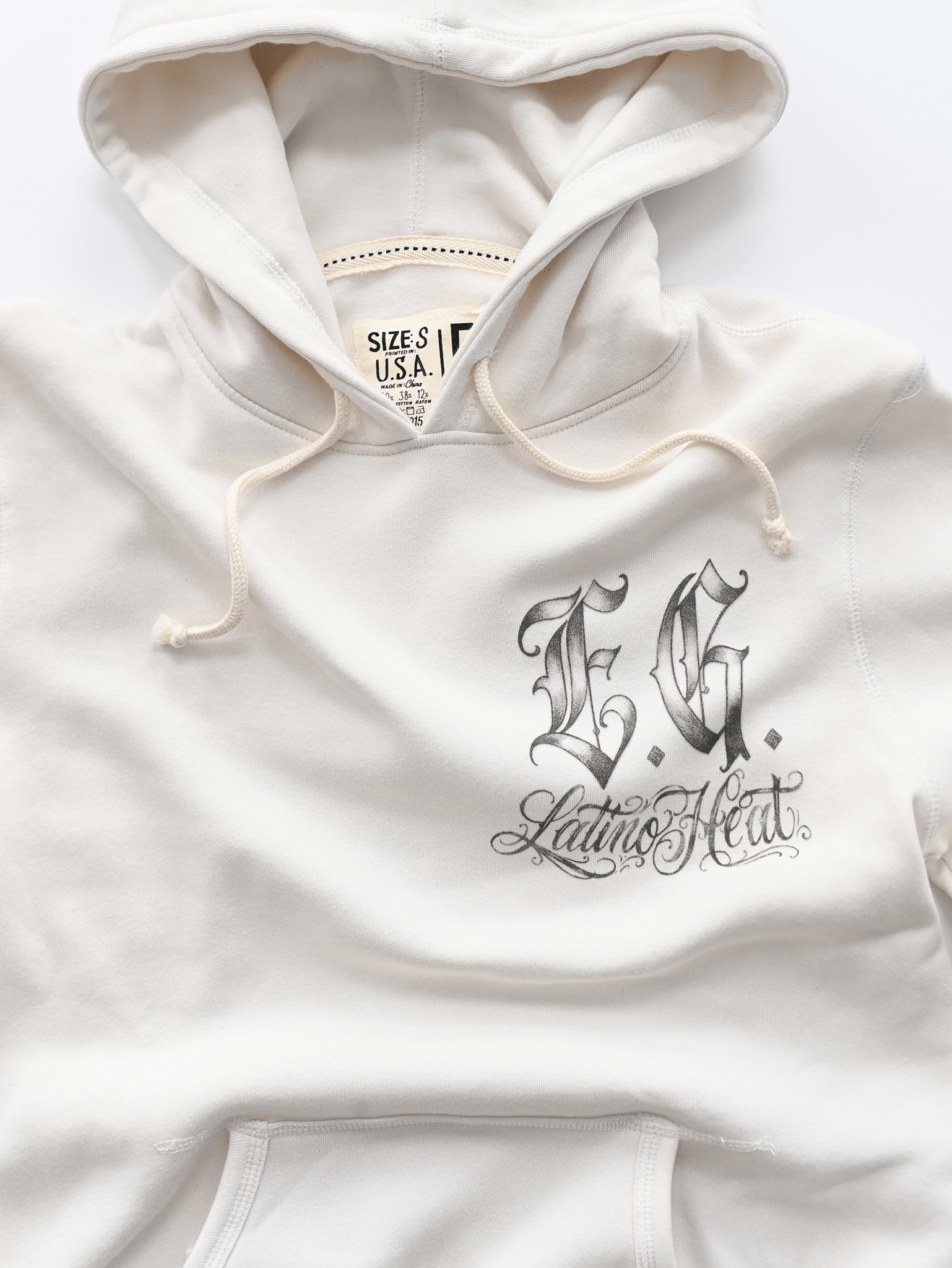 Eddie Guerrero Latino Heat White PO Hoody - Roots of Fight