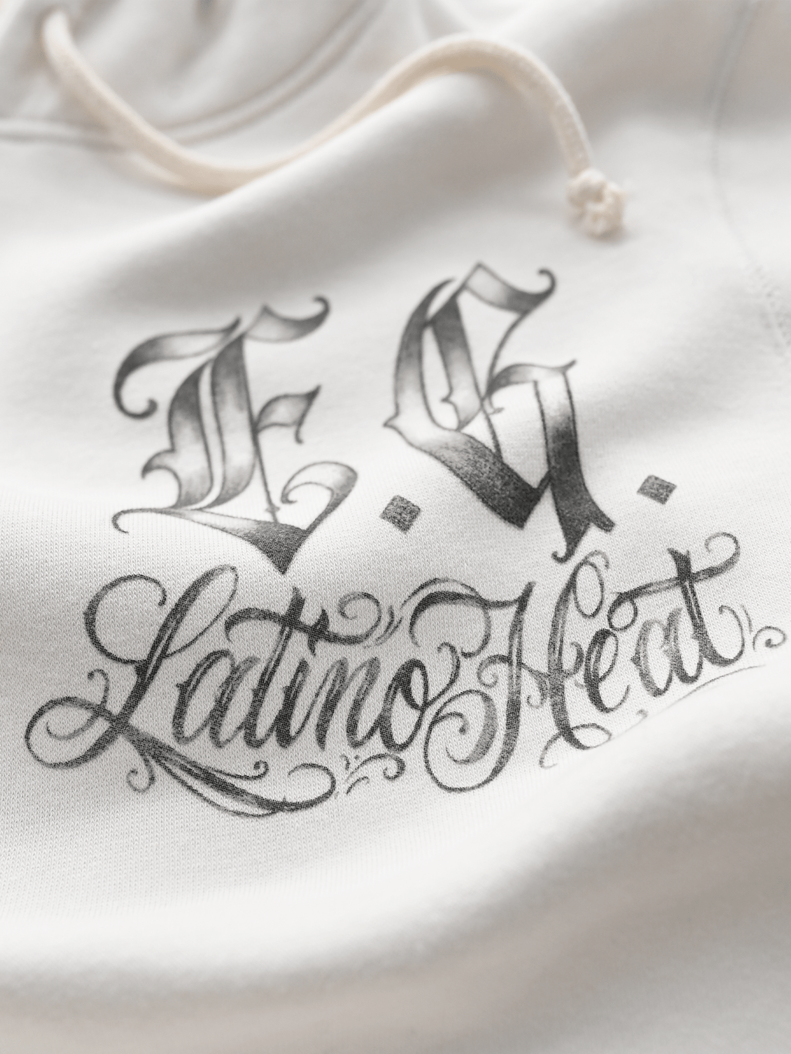 Eddie Guerrero Latino Heat White PO Hoody - Roots of Fight