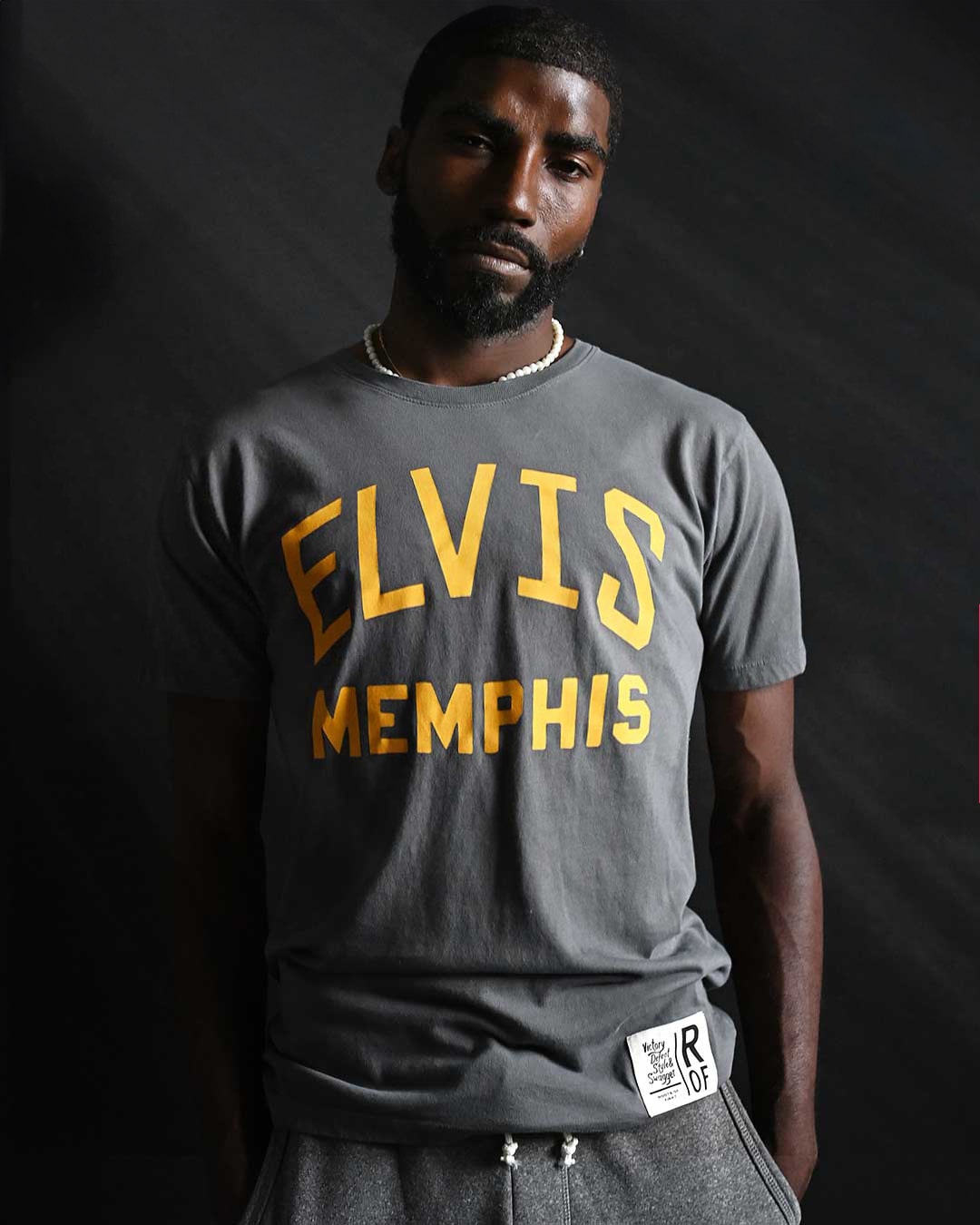 Elvis Memphis Grey Tee - Roots of Fight