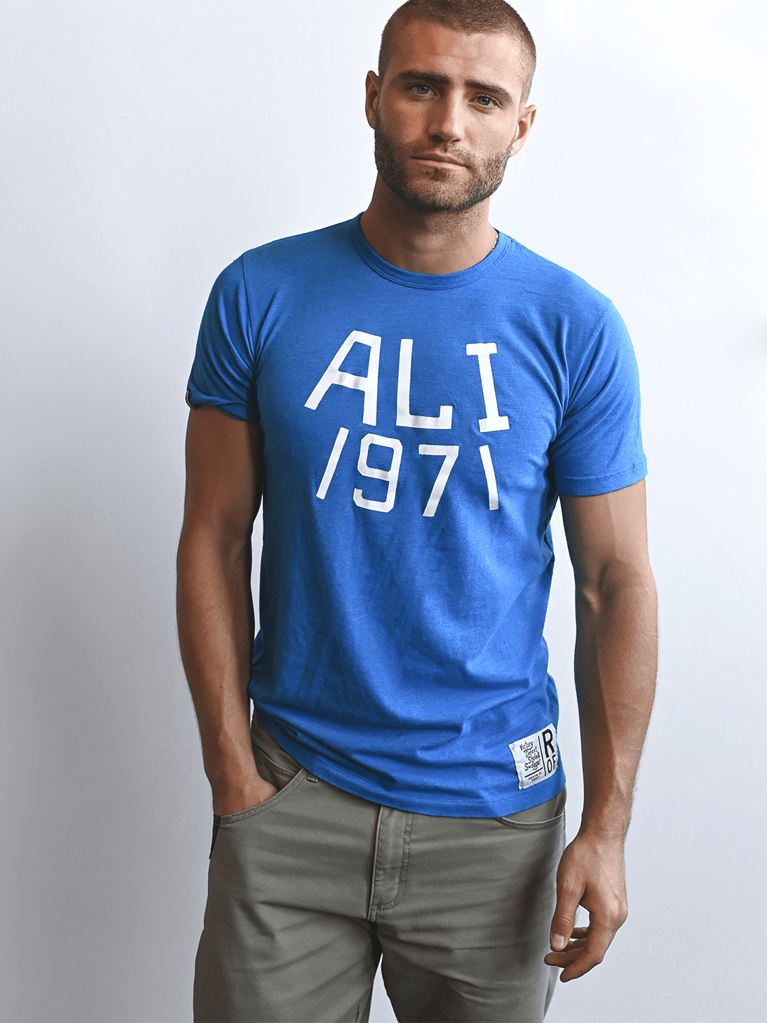 FOTC - Ali 1971 Blue Tee - Roots of Fight