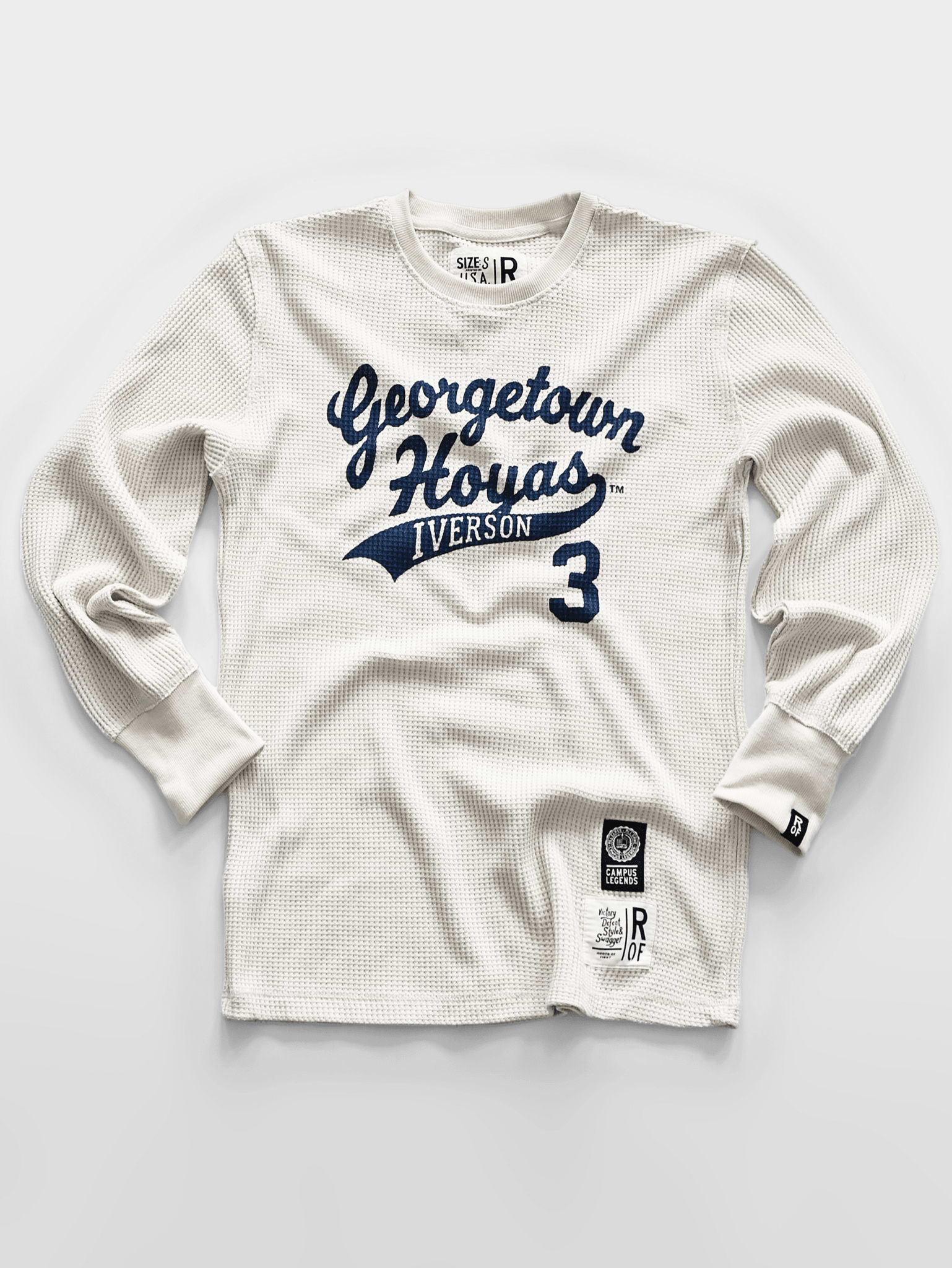 GU - Allen Iverson Hoyas 3 Ivory Thermal - Roots of Fight