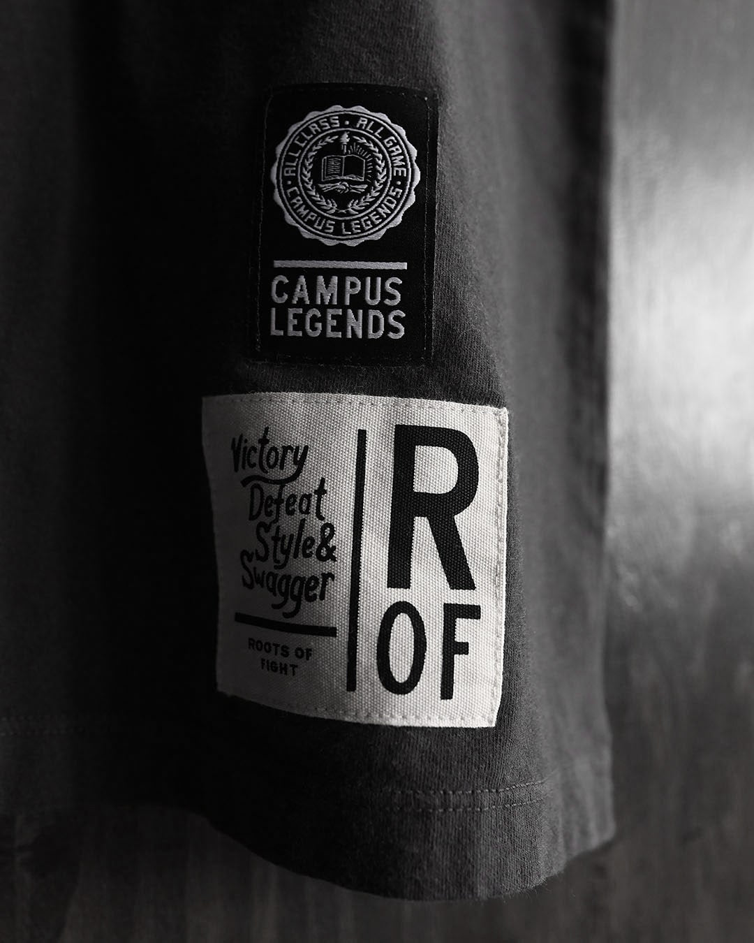 GU - Georgetown Hoyas Classic Black Tee - Roots of Fight