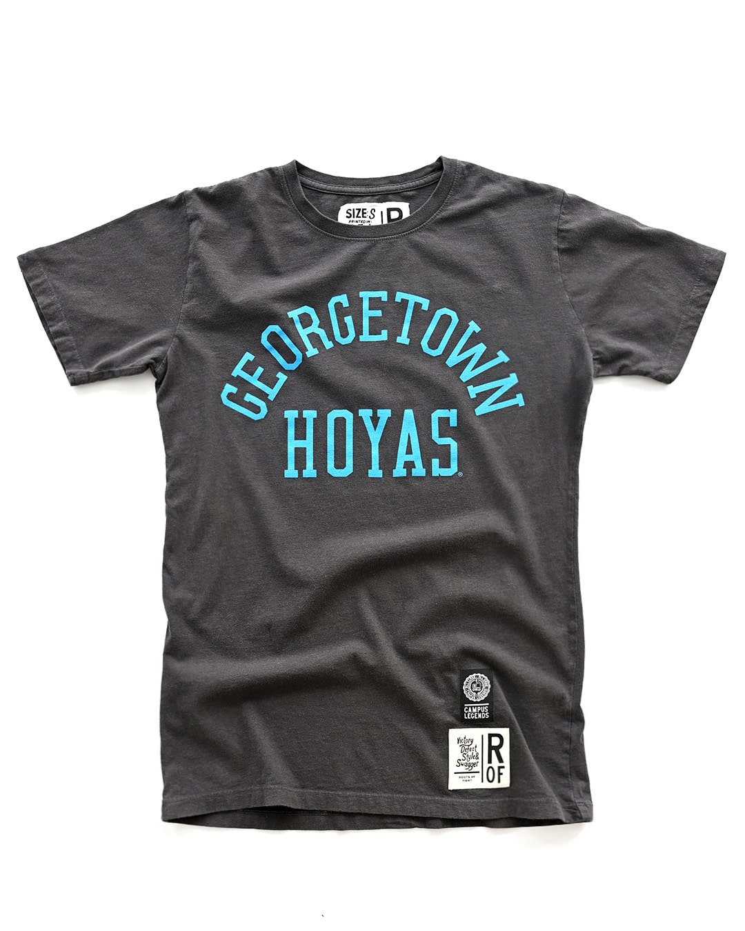 GU - Georgetown Hoyas Classic Black Tee - Roots of Fight