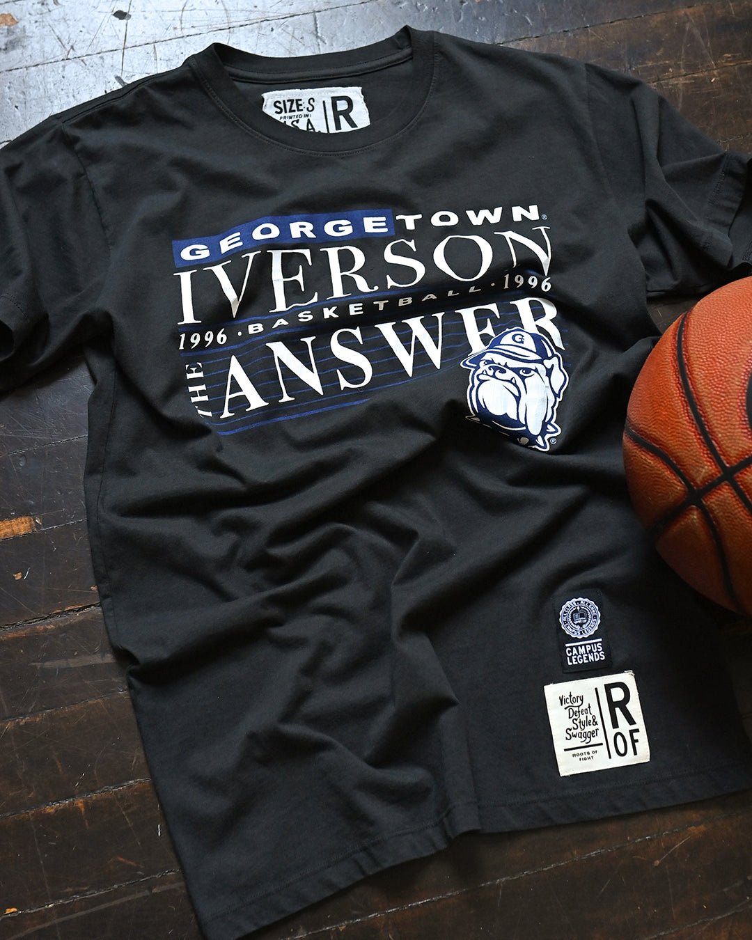 GU - Iverson 1996 Black Tee - Roots of Fight