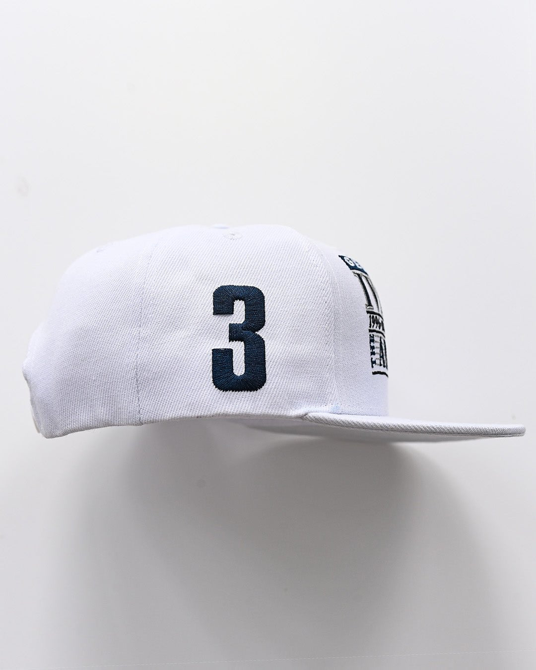 GU - Iverson 1996 White Snapback Hat - Roots of Fight