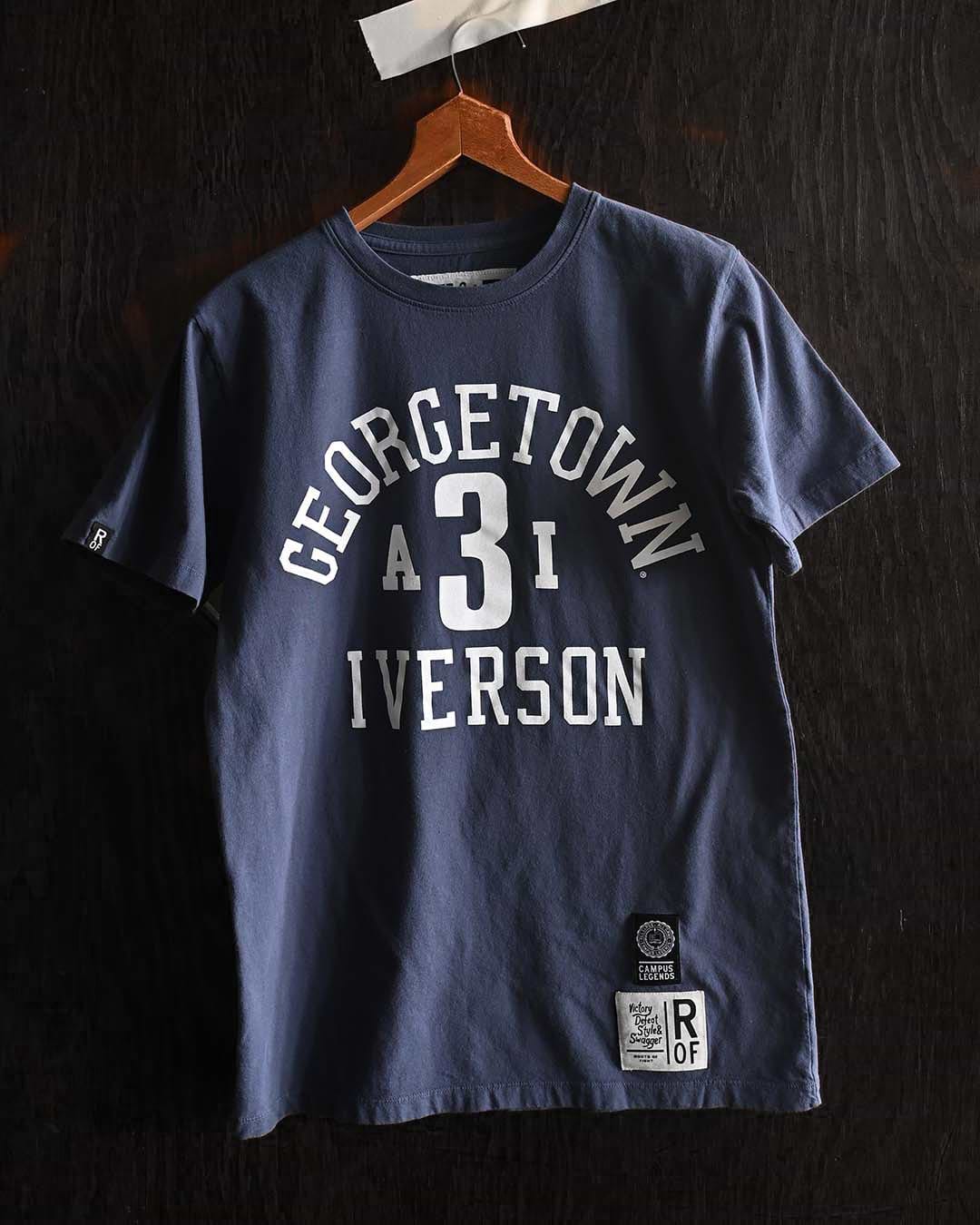 GU - Iverson #3 Navy Tee - Roots of Fight