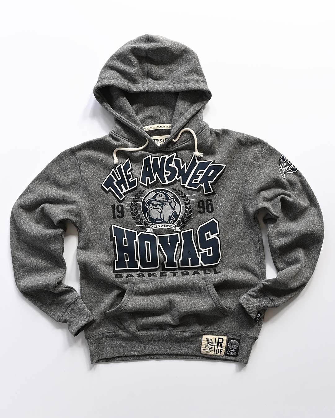 GU - Iverson Hoyas Grey PO Hoody - Roots of Fight