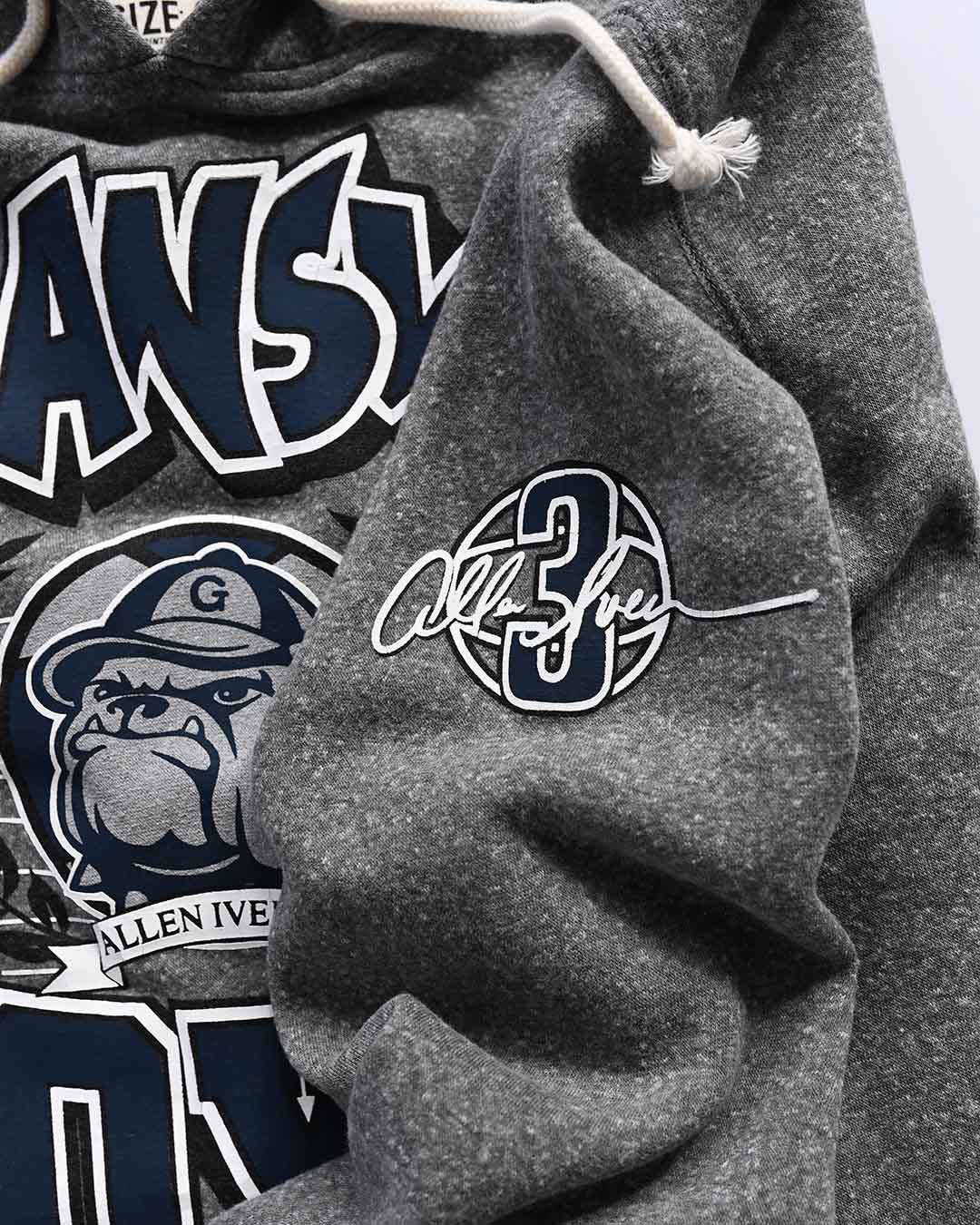 GU - Iverson Hoyas Grey PO Hoody - Roots of Fight