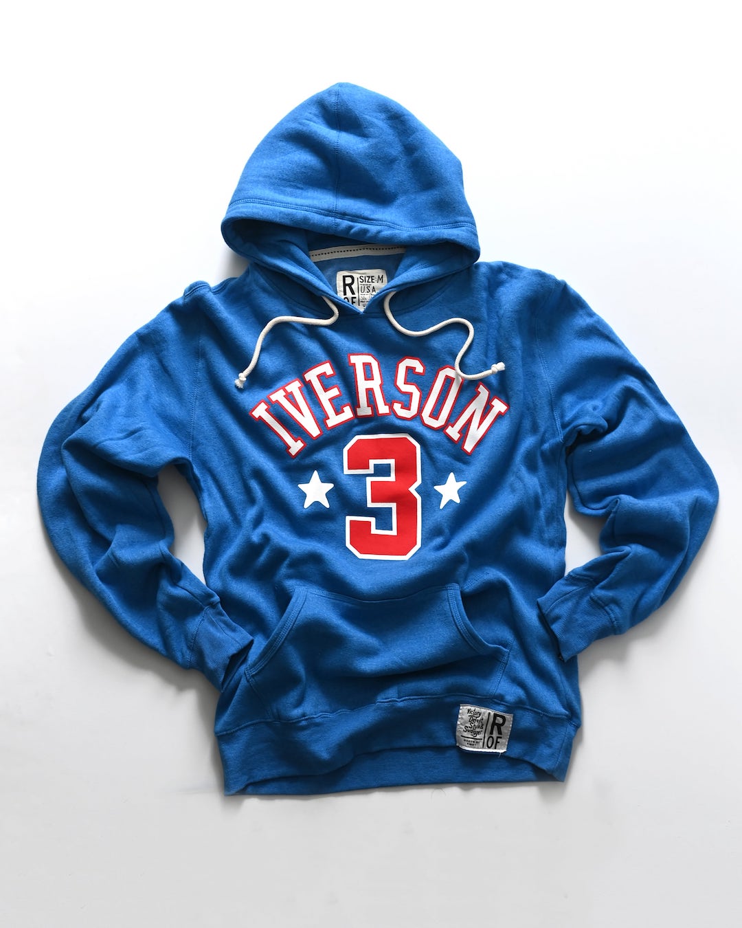 Iverson #3 Blue Pullover Hoody