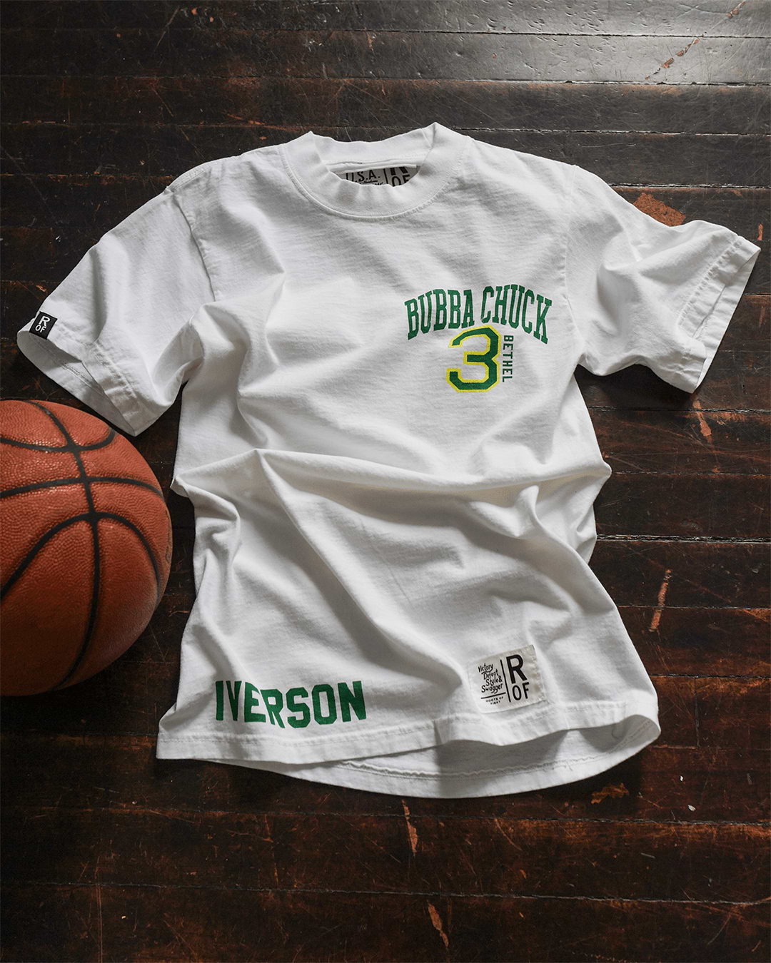 Iverson Bubba Chuck White Heavyweight Tee - Roots of Fight