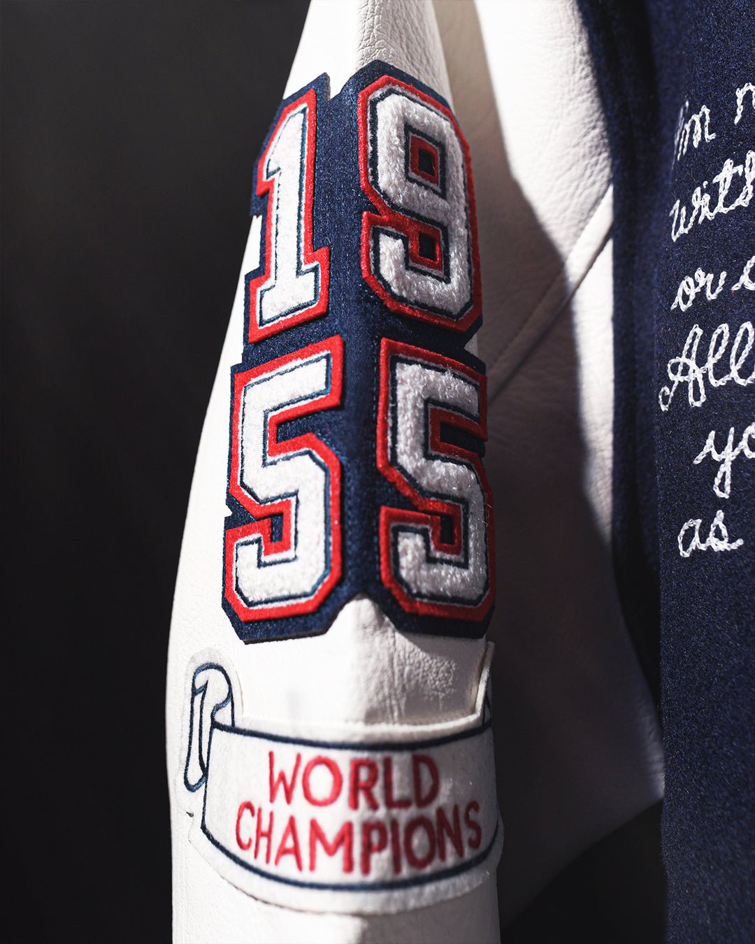J. Robinson Brooklyn Blue Varsity Jacket - Roots of Fight