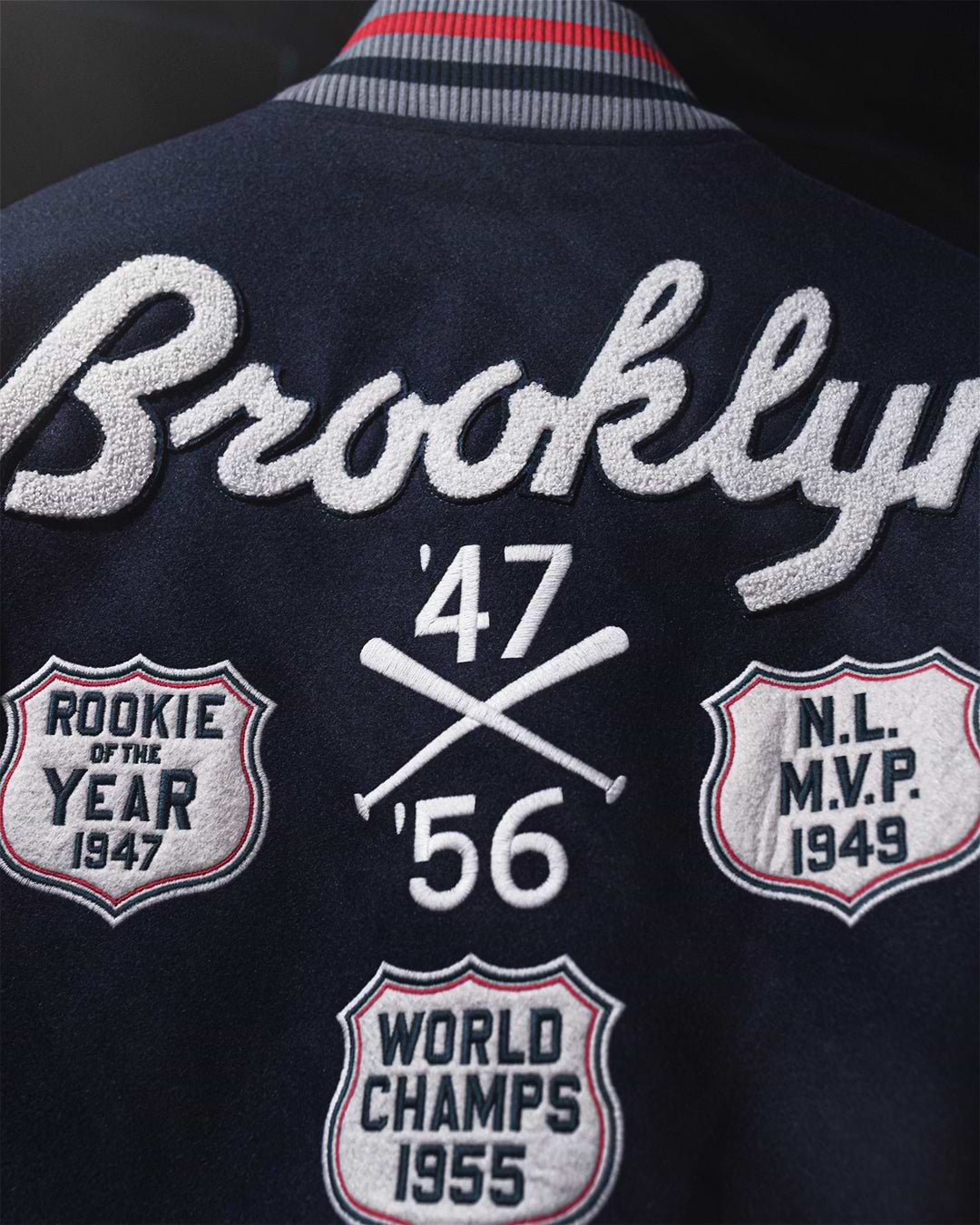 J. Robinson Brooklyn Blue Varsity Jacket - Roots of Fight