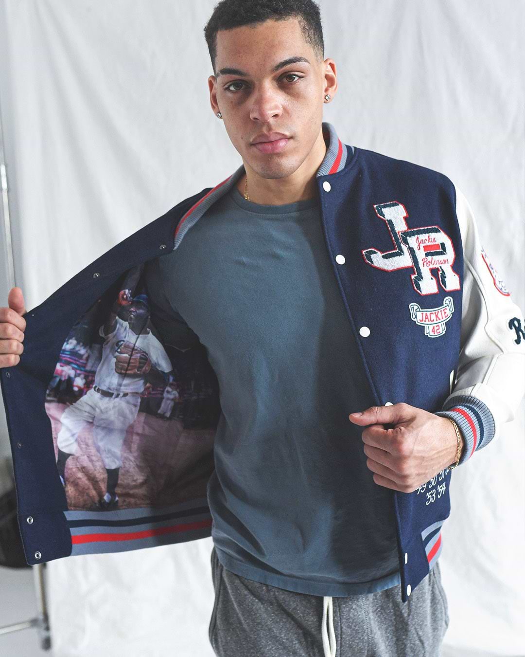 J. Robinson Brooklyn Blue Varsity Jacket - Roots of Fight