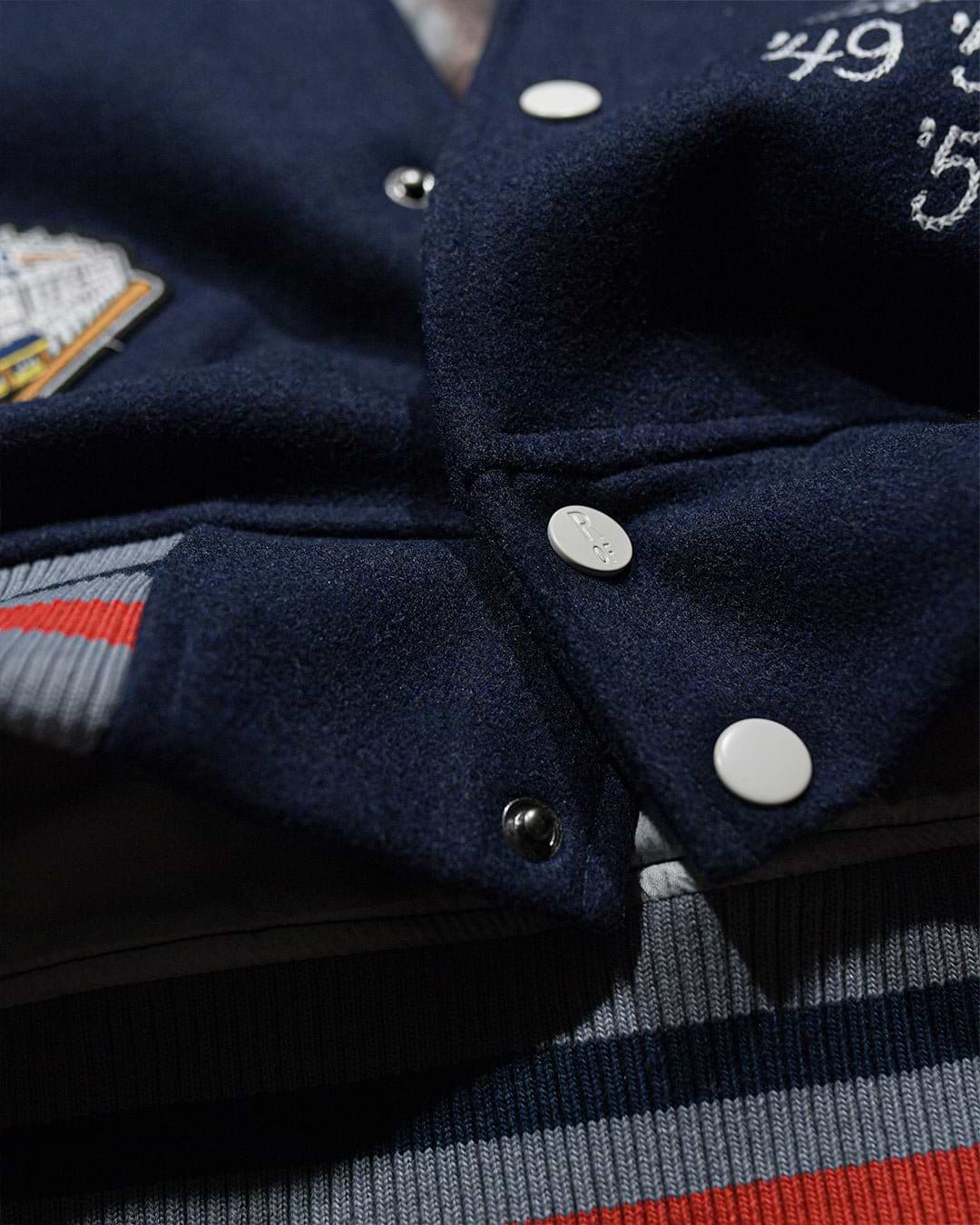 J. Robinson Brooklyn Blue Varsity Jacket - Roots of Fight