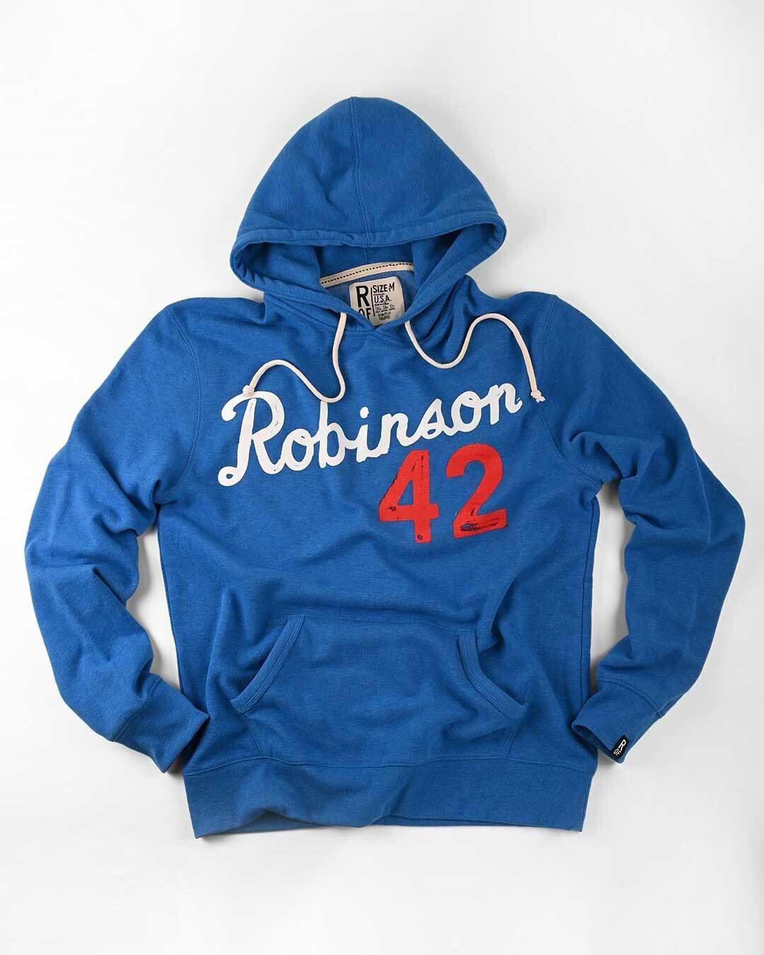 Jackie Robinson #42 Essential Blue Hoody