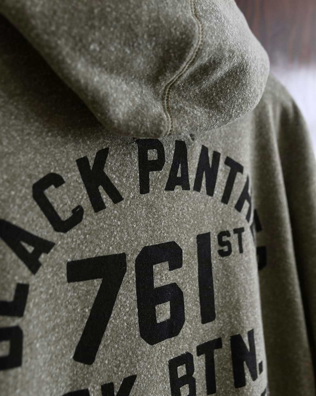Jackie Robinson The Black Panthers Olive PO Hoody - Roots of Fight