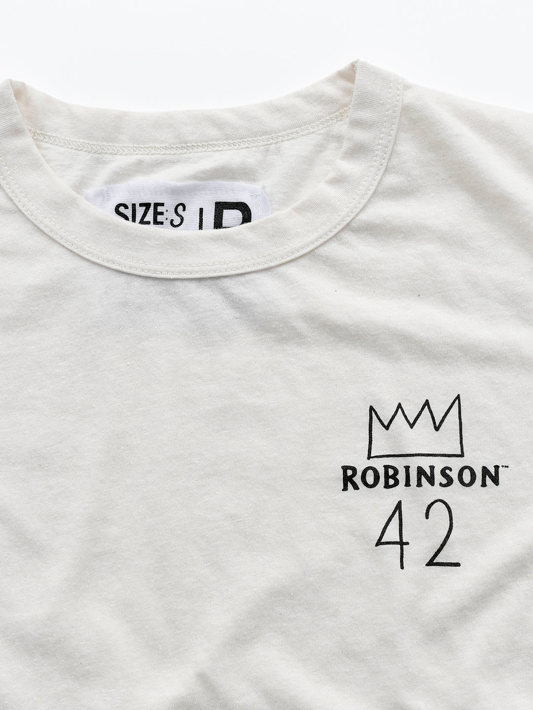Jackie Robinson Vintage 42 Women's White Tee - Roots of Fight