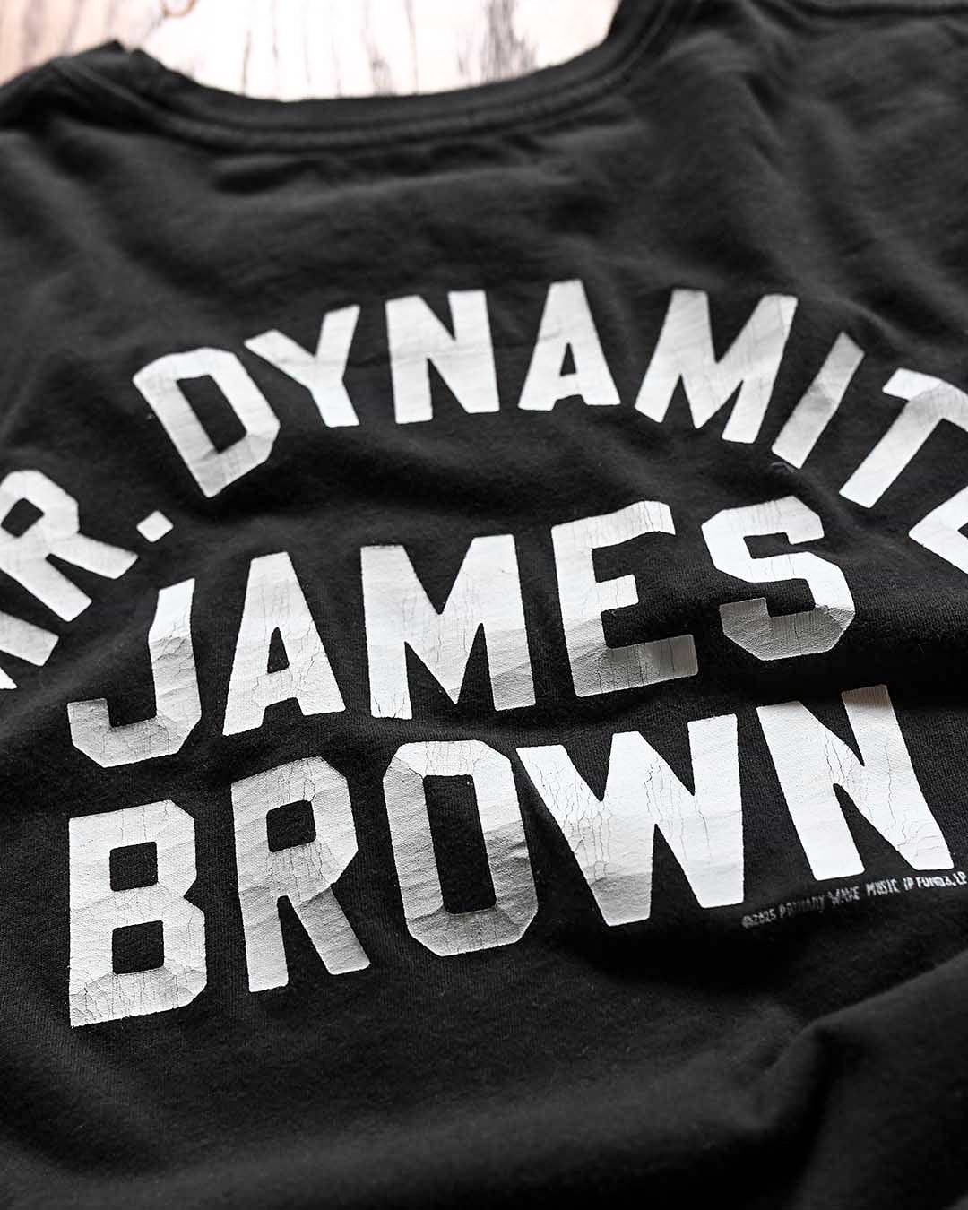 James Brown Mr. Dynamite Black Tee - Roots of Fight