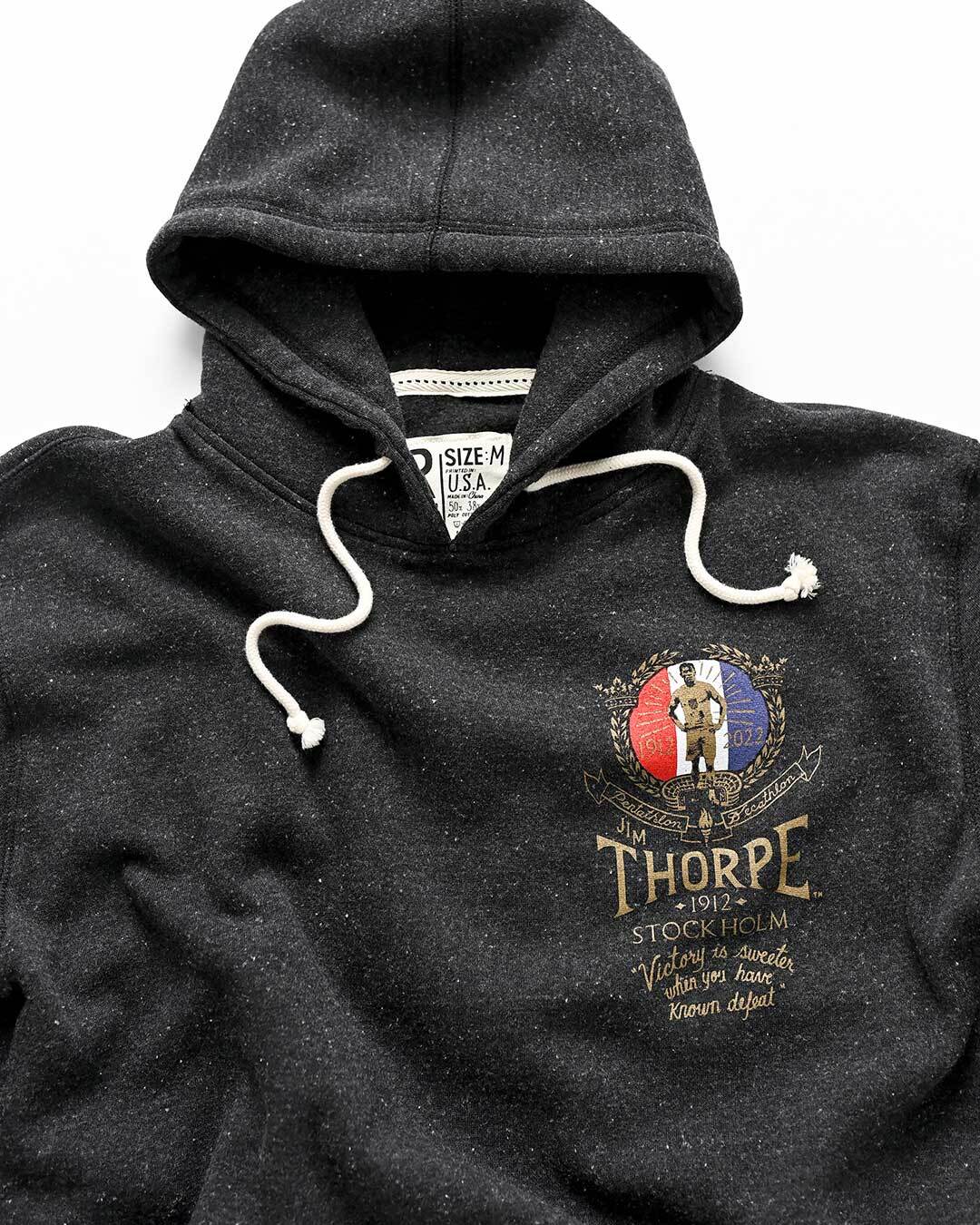 Jim Thorpe Games 1912 Black PO Hoody - Roots of Fight