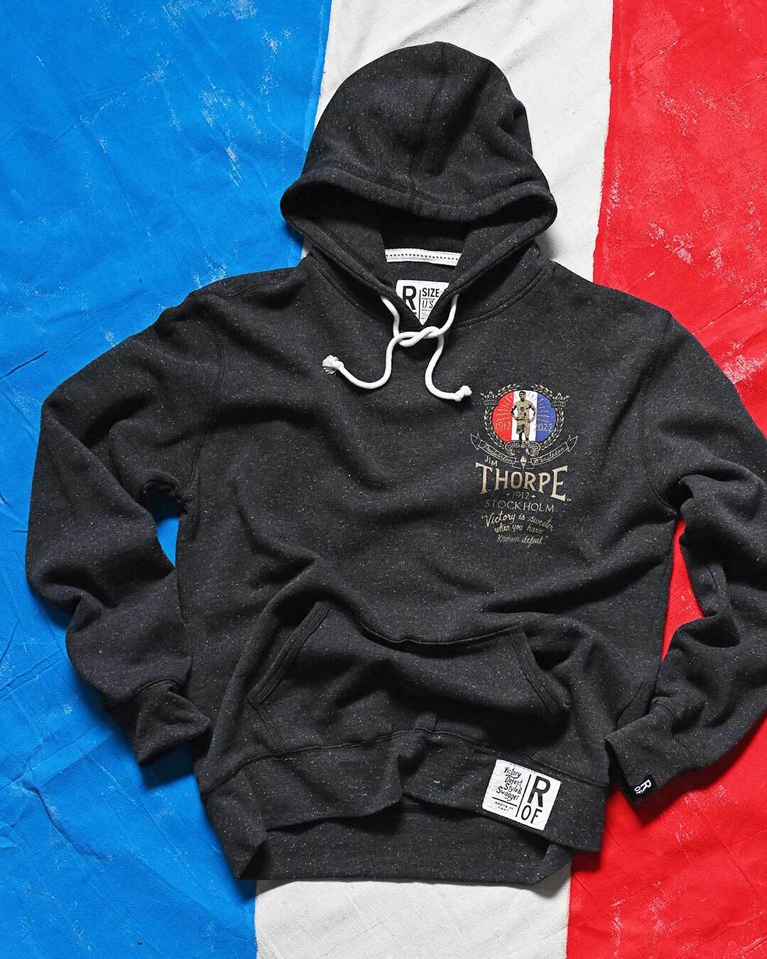 Jim Thorpe Games 1912 Black PO Hoody - Roots of Fight