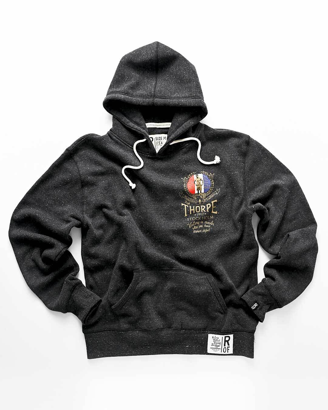 Jim Thorpe Games 1912 Black PO Hoody - Roots of Fight