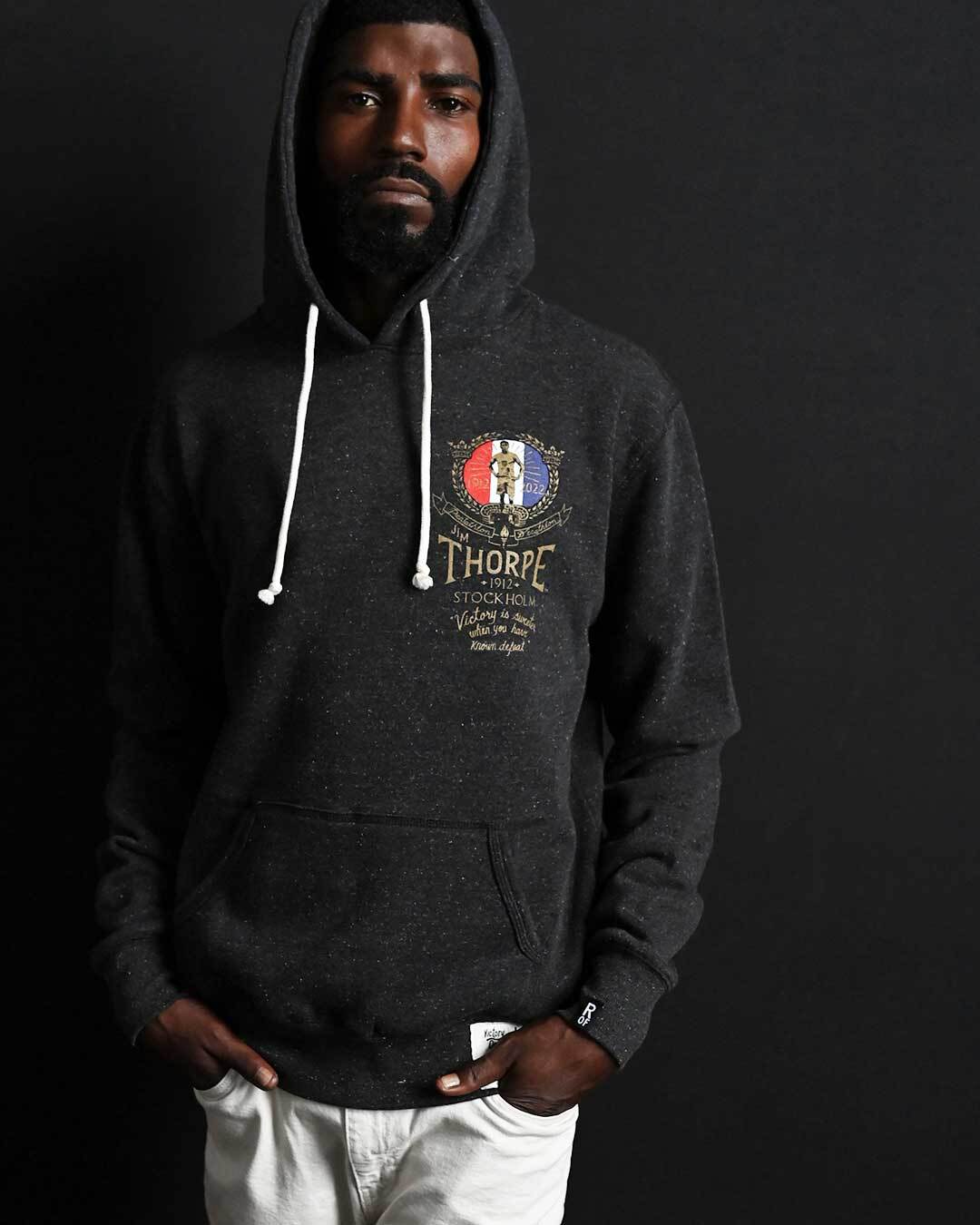 Jim Thorpe Games 1912 Black PO Hoody - Roots of Fight