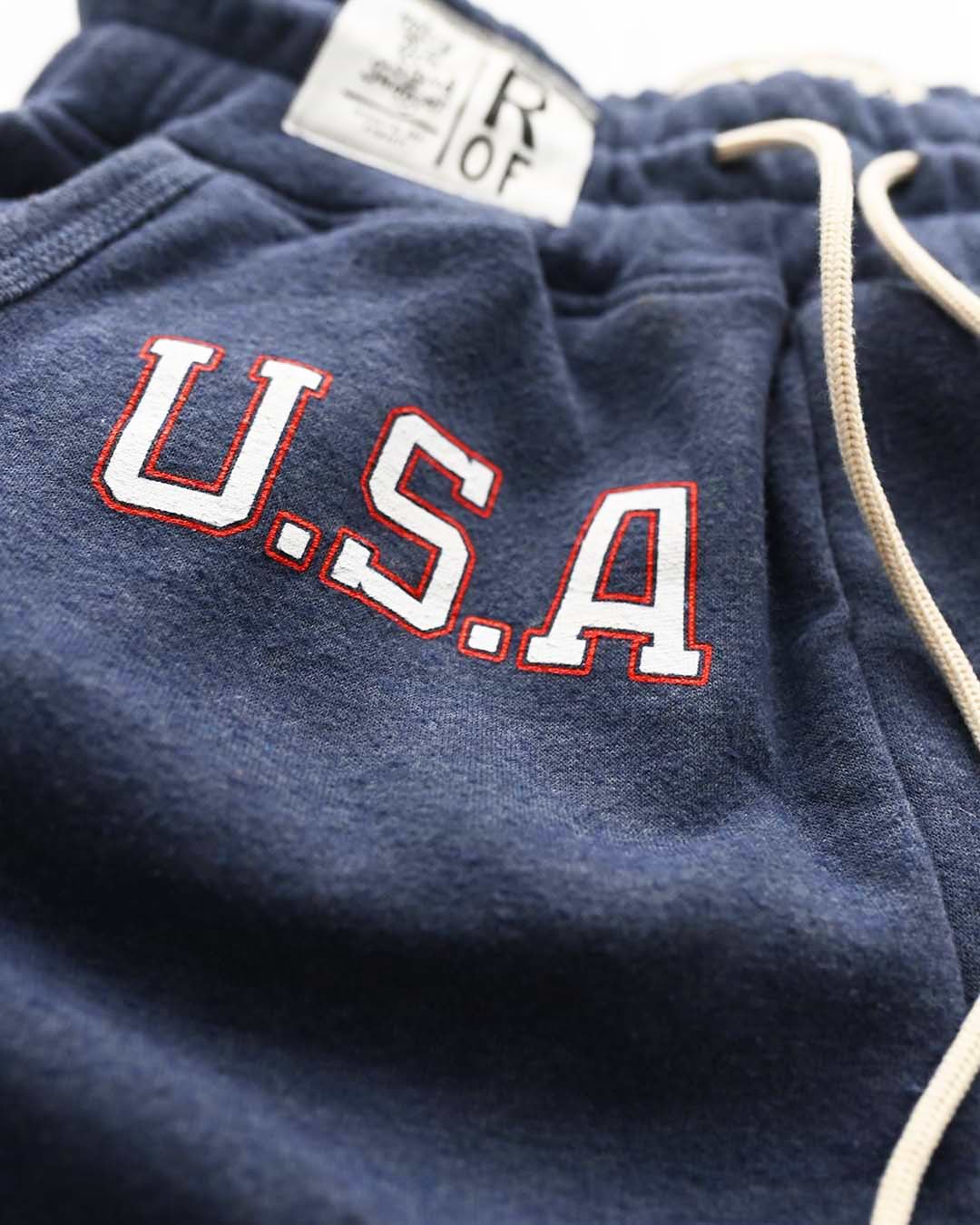 Joe Frazier Boxing USA Navy Sweatpants - Roots of Fight