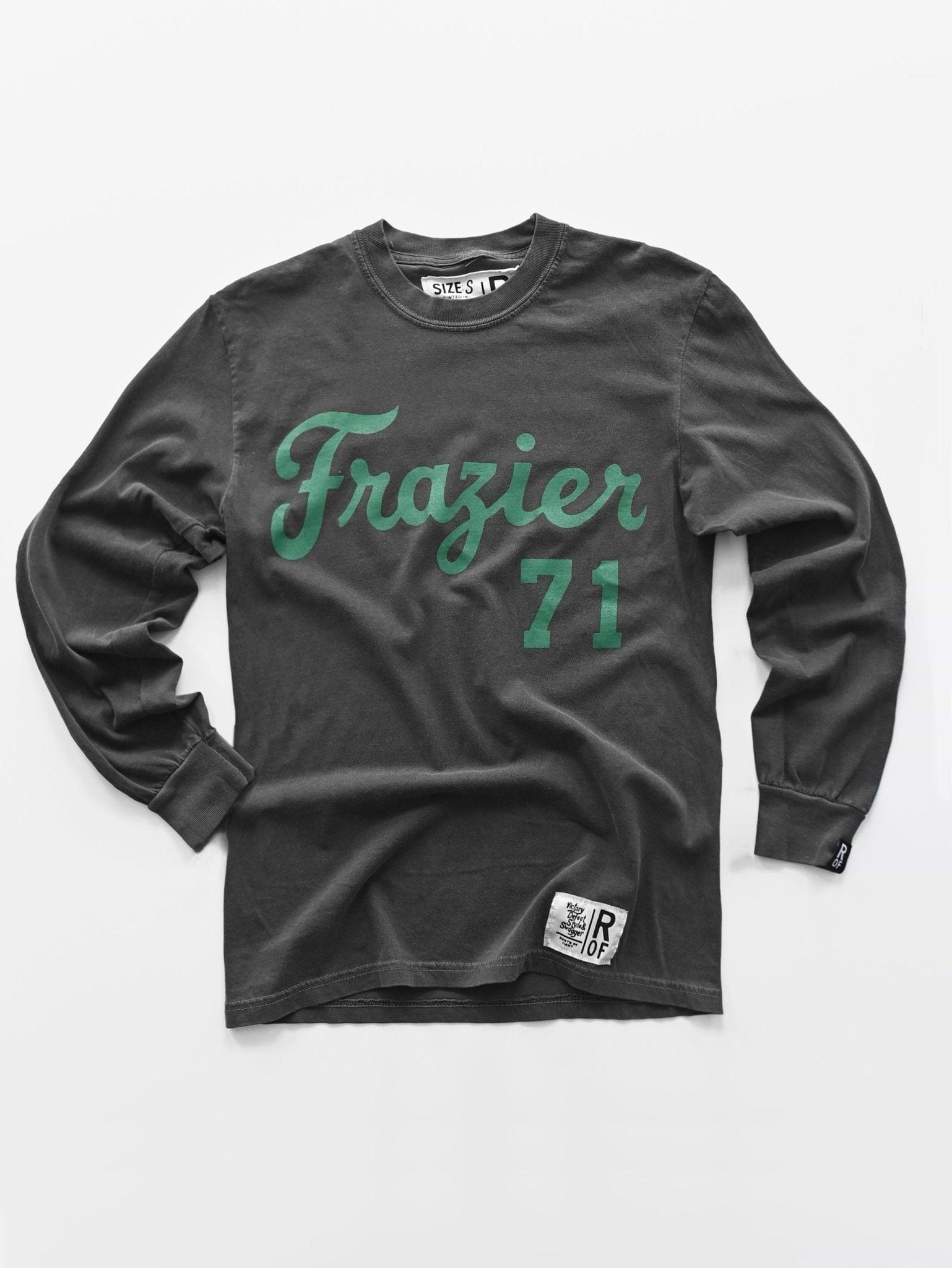 Joe Frazier FOTC '71 Charcoal Long Sleeve Tee - Roots of Fight