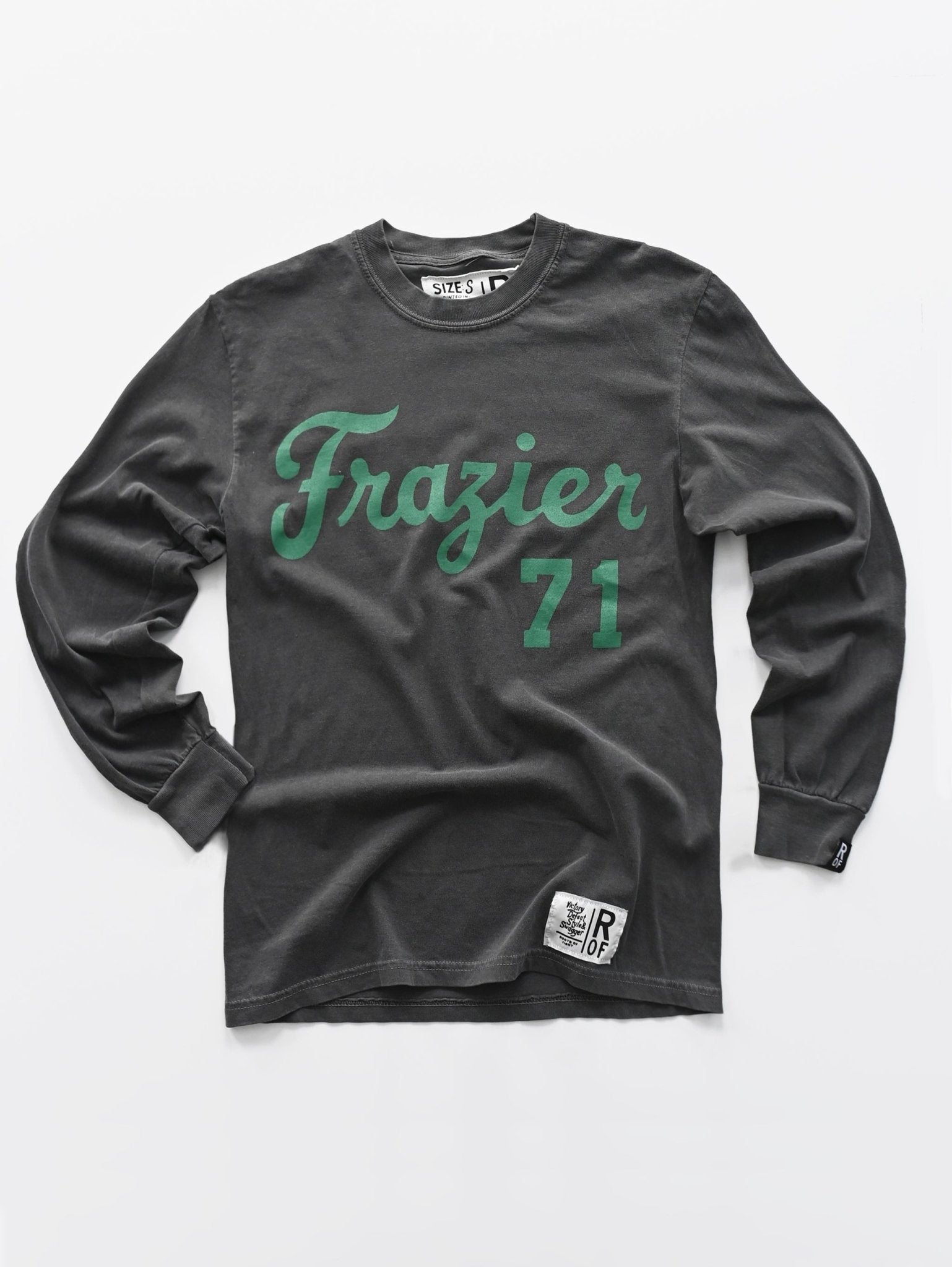 Joe Frazier FOTC '71 Charcoal Long Sleeve Tee - Roots of Fight
