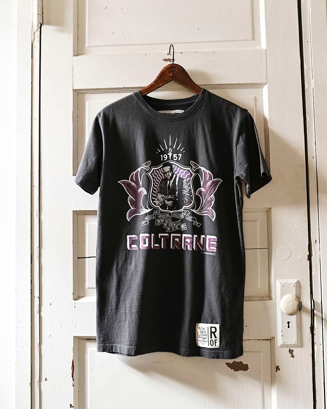 John Coltrane Graphic Black Tee - Roots of Fight