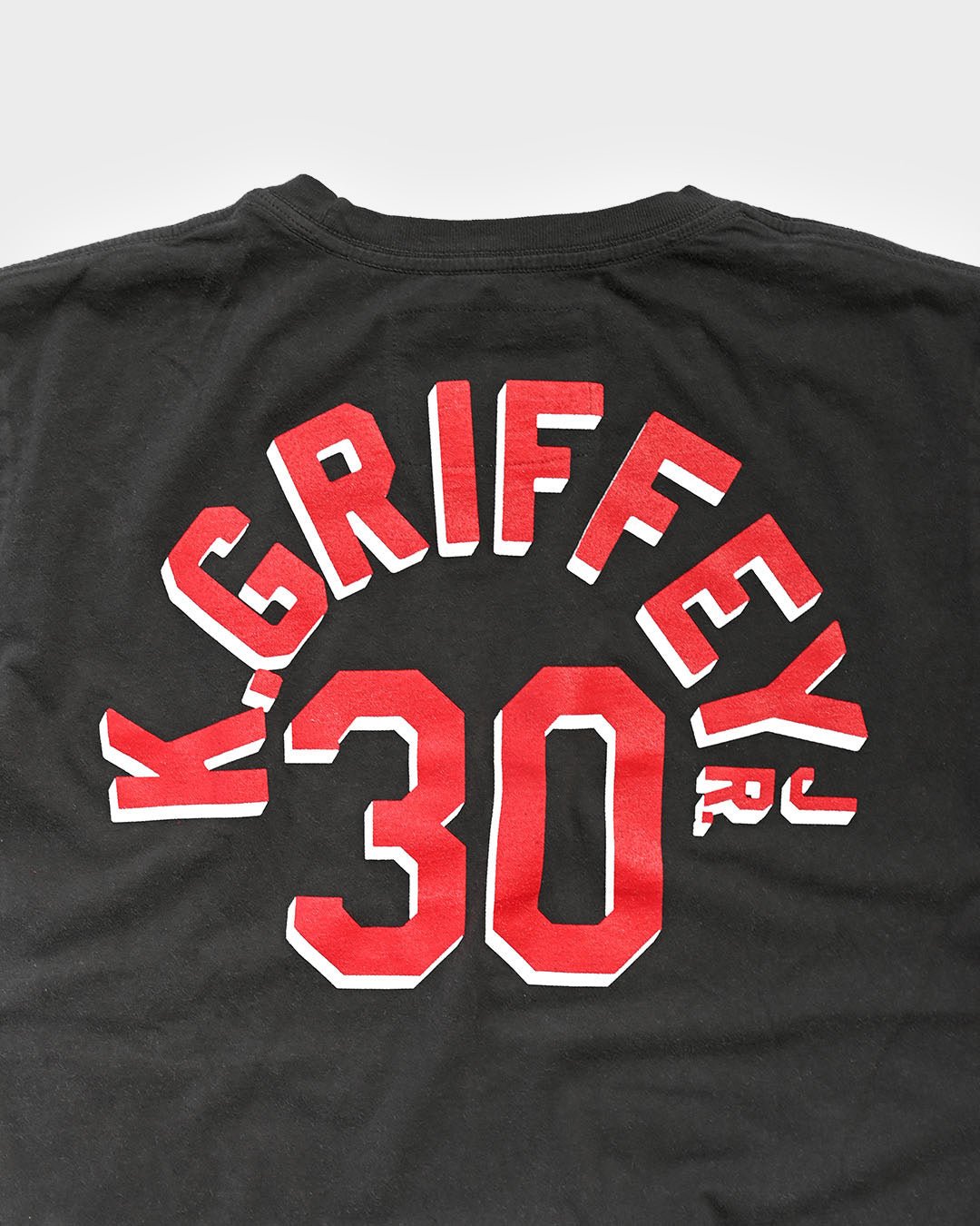 K. Griffey Jr. 30 Cincinnati Black Tee - Roots of Fight