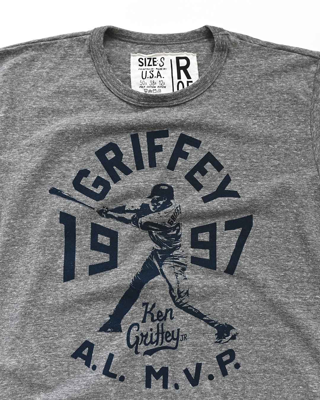 K. Griffey Jr. '97 AL MVP Grey Triblend Tee