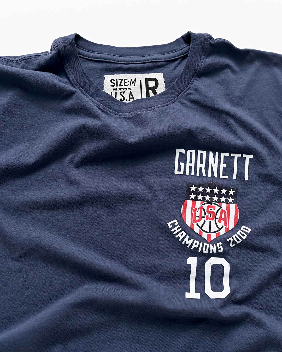 Kevin Garnett Games 2000 USA Navy Tee - Roots of Fight
