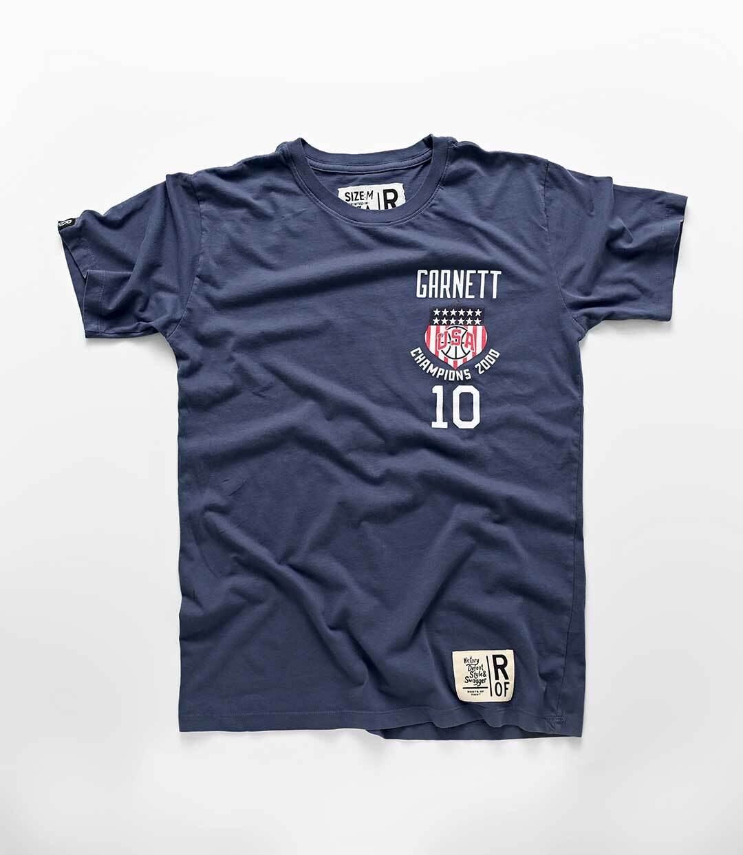 Kevin Garnett Games 2000 USA Navy Tee - Roots of Fight