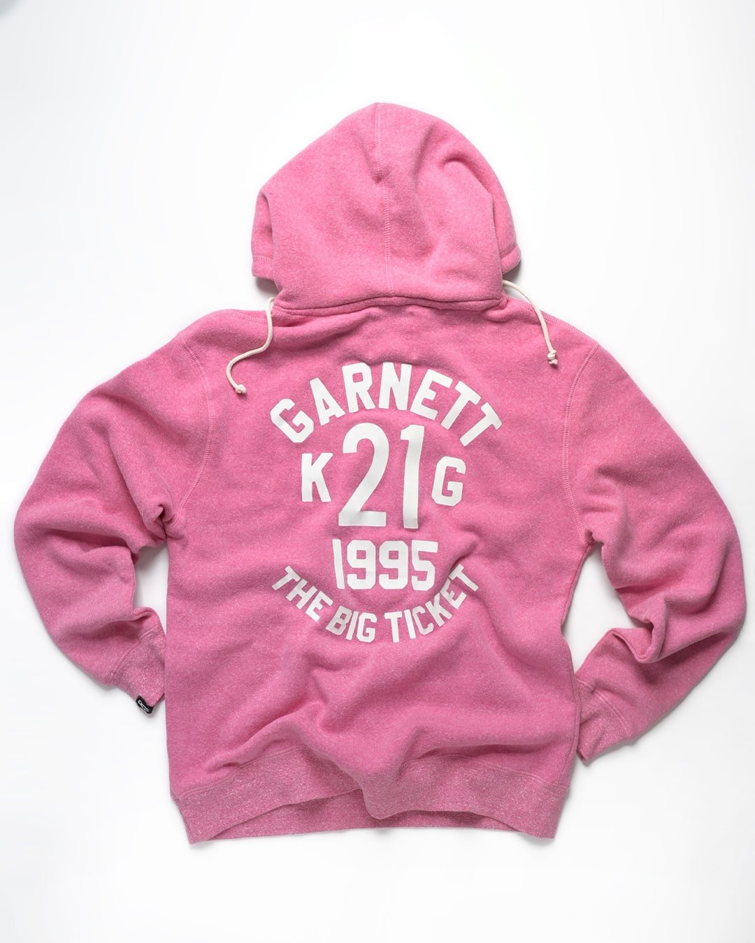 Kevin Garnett &#39;The Big Ticket&#39; Pink PO Hoody - Roots of Fight