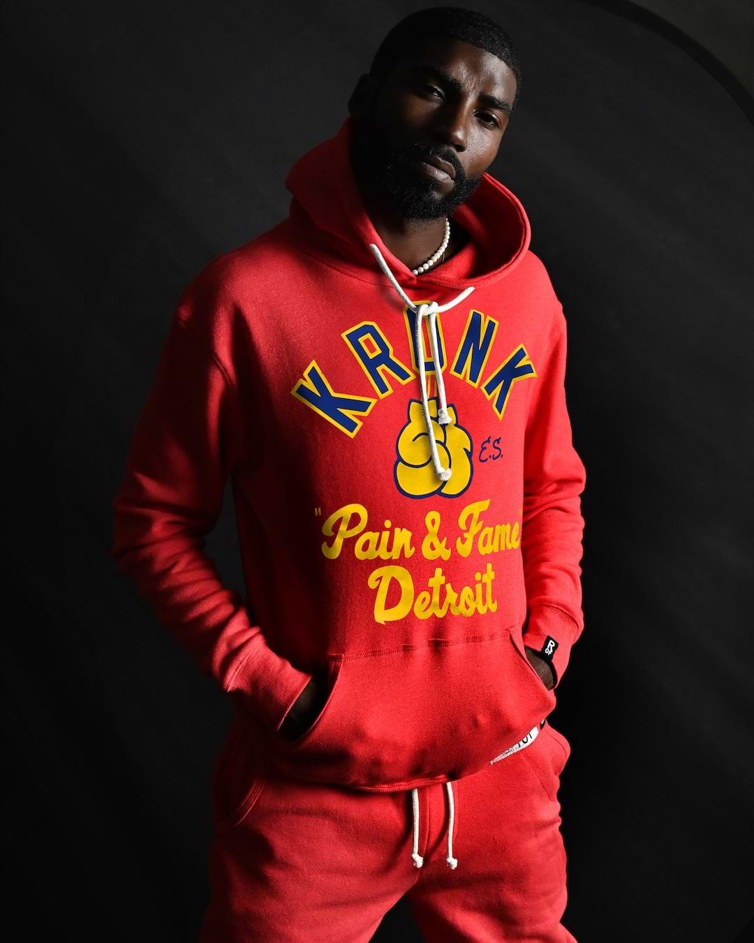 Kronk Pain & Fame Red Hoody