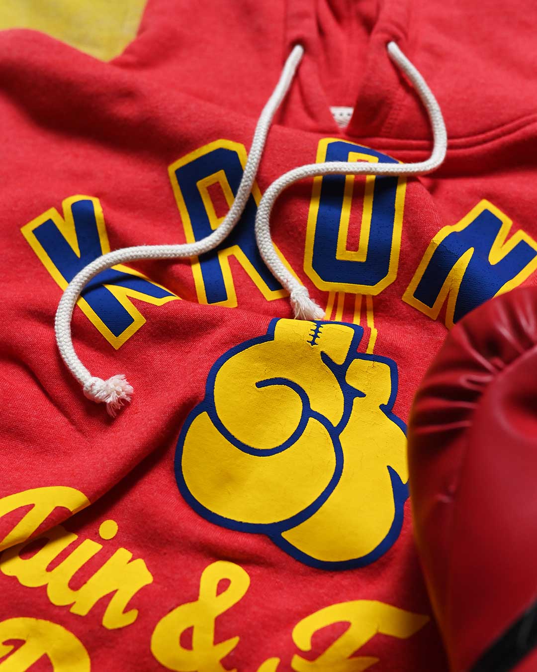 Kronk Pain &amp; Fame Red Hoody - Roots of Fight