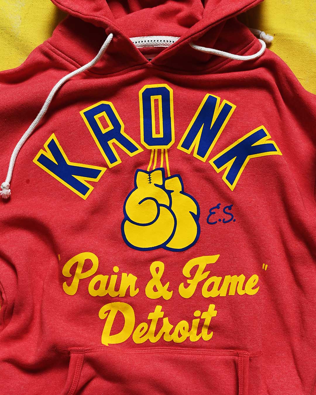 Kronk Pain &amp; Fame Red Hoody - Roots of Fight