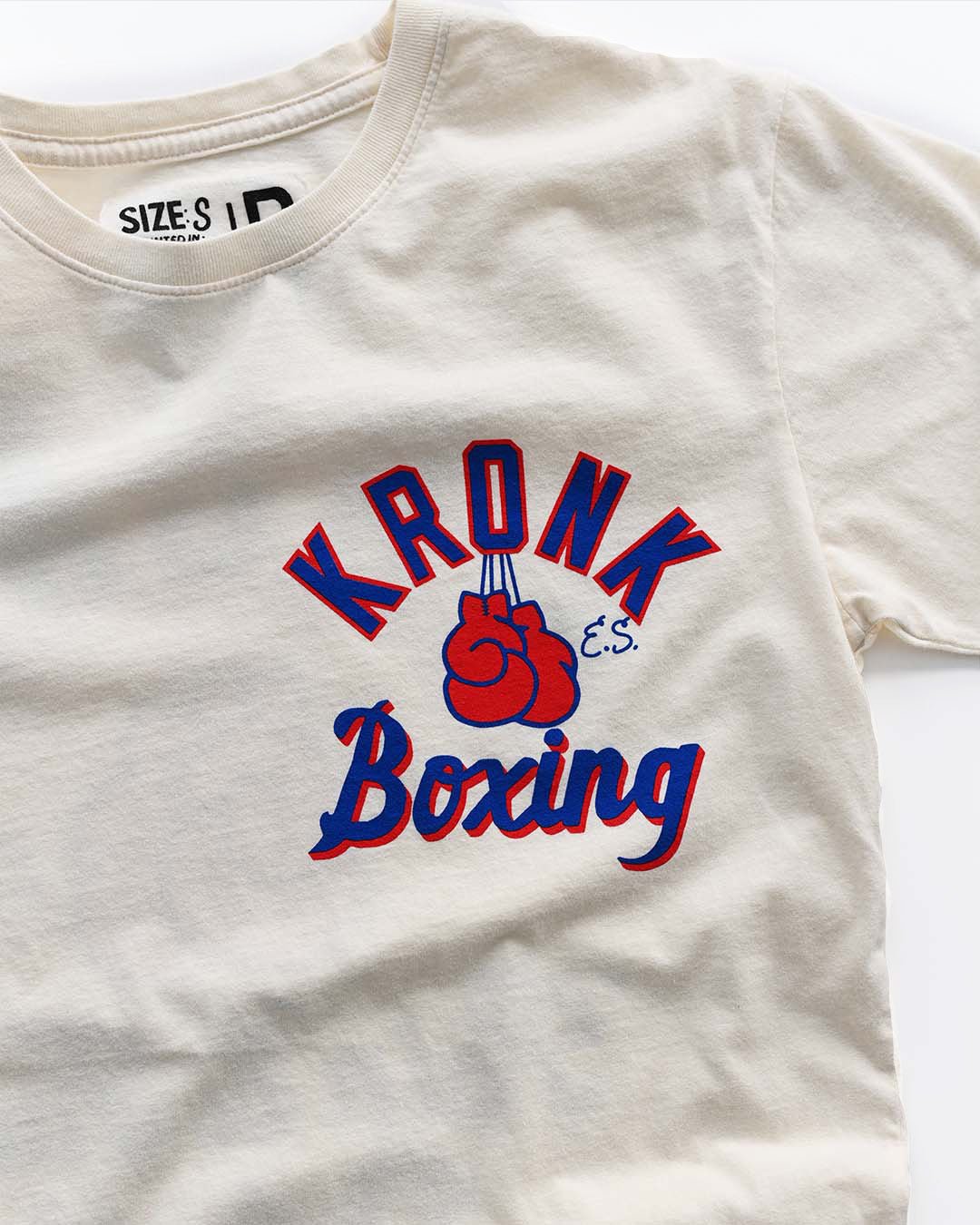 Kronk 'Pain & Fame' Vintage White Tee - Roots of Fight