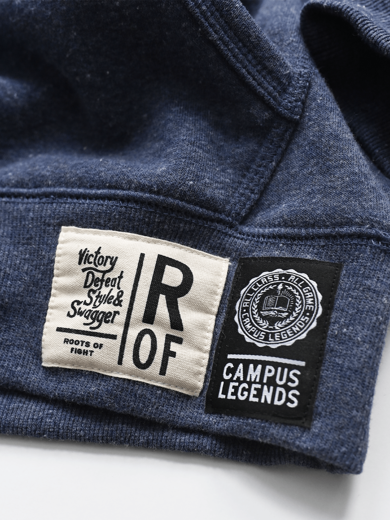 KU - Paul Pierce #34 Navy PO Hoody - Roots of Fight